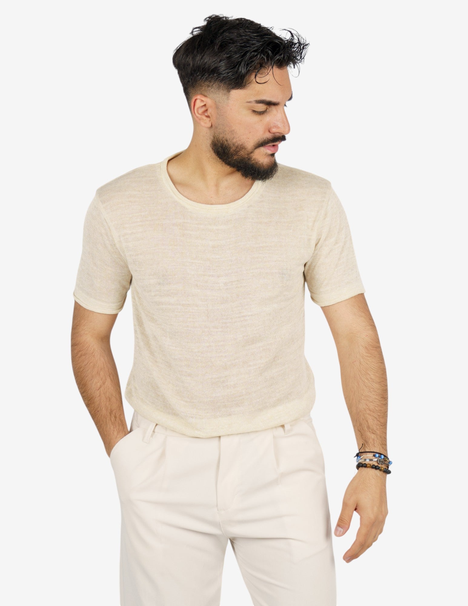 t-shirt in maglia leggera