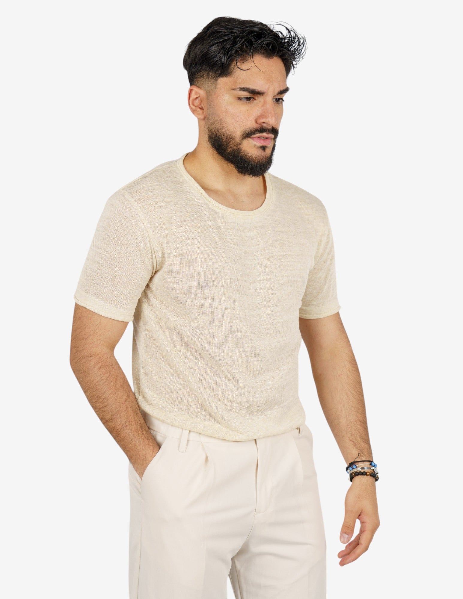 t-shirt in maglia leggera