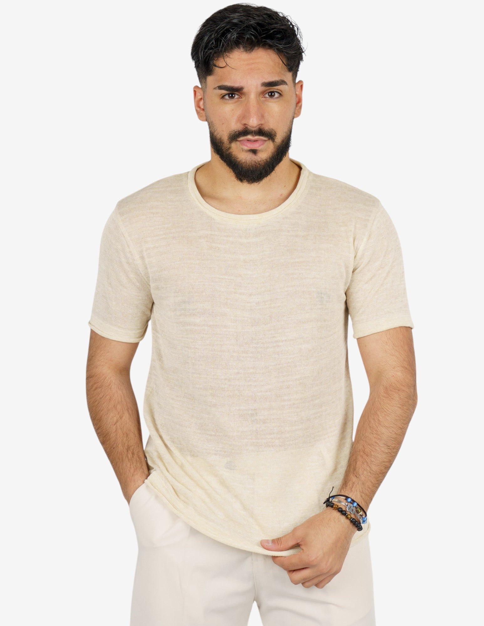 t-shirt in maglia leggera