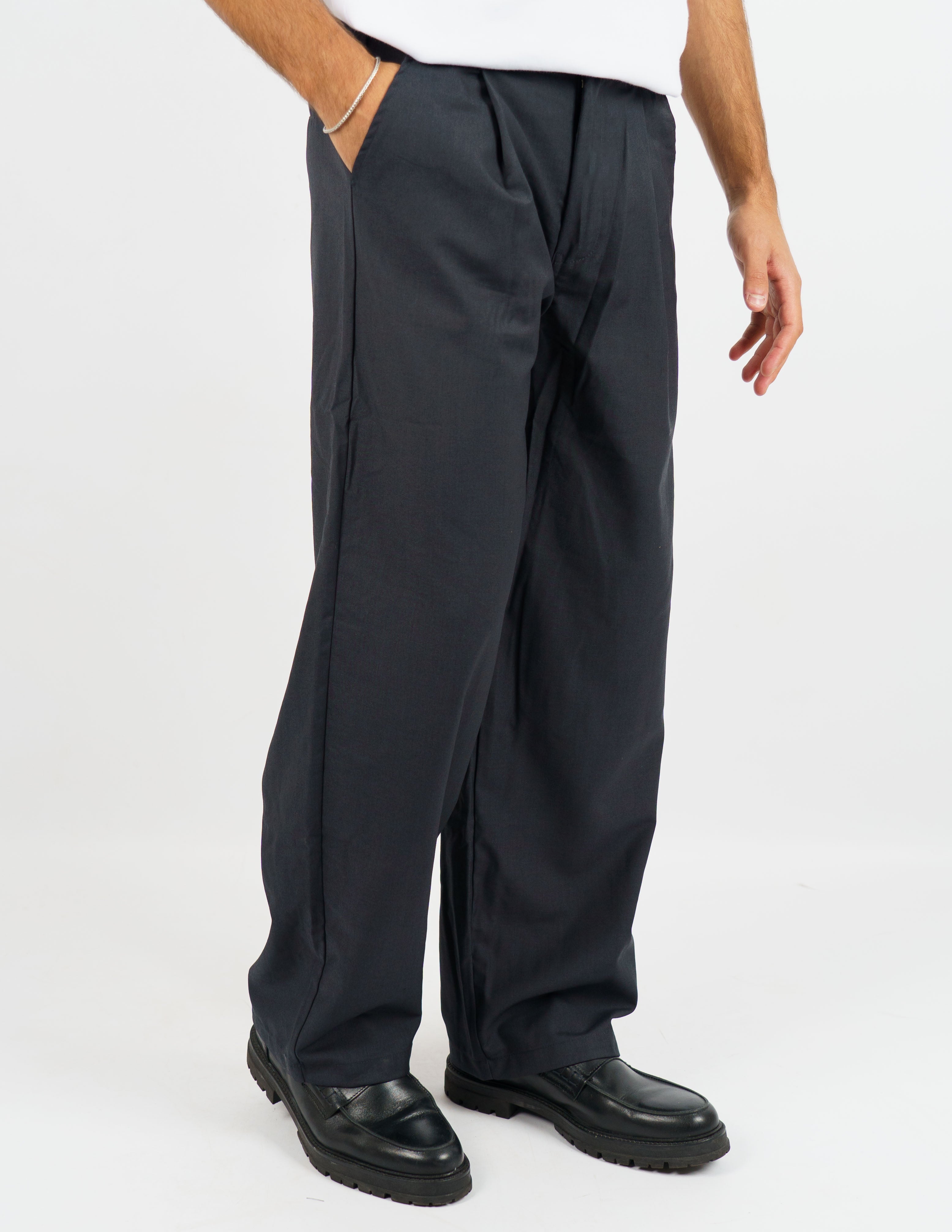 Pantalone baggy strutturato