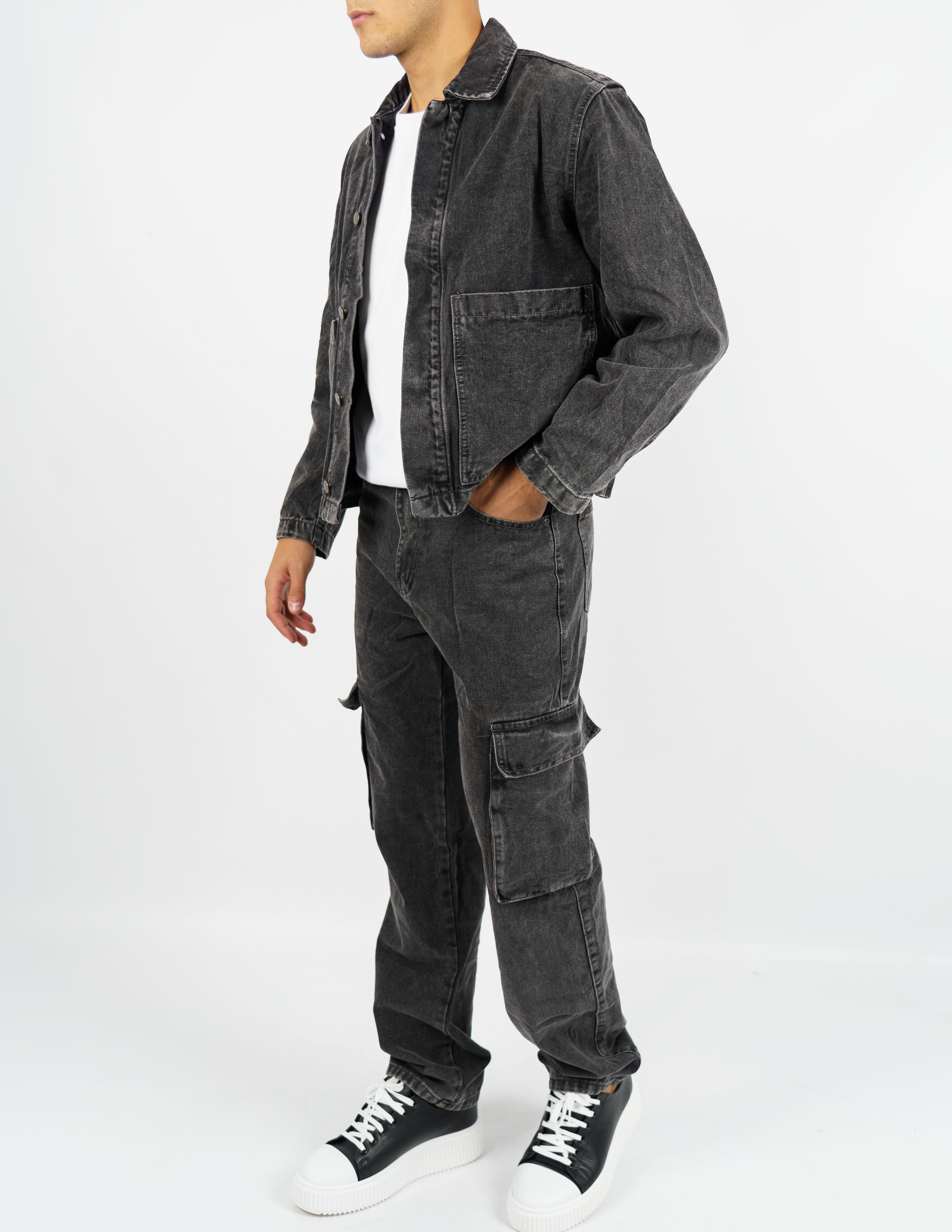 coordinato in jeans denim