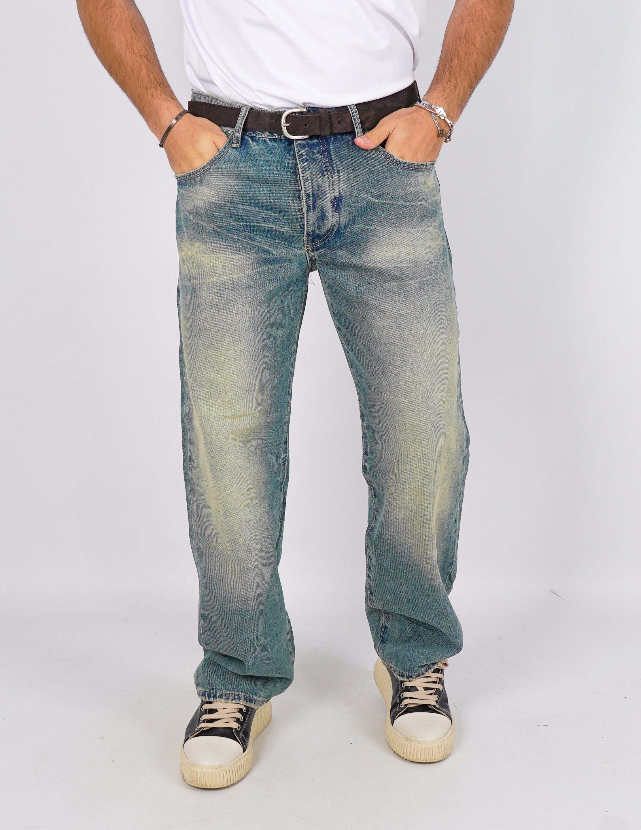 jeans cinque tasche baggy fit