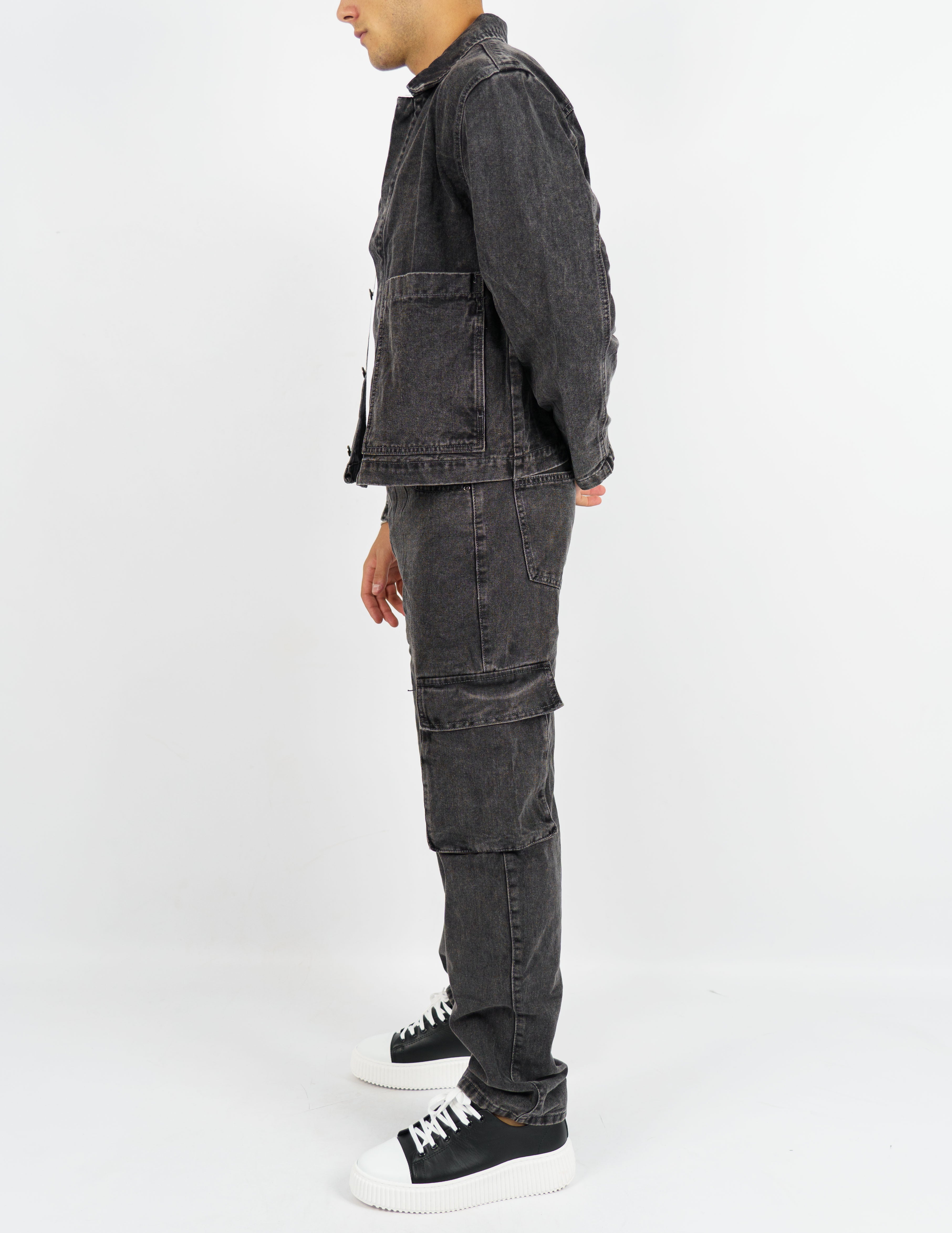 coordinato in jeans denim