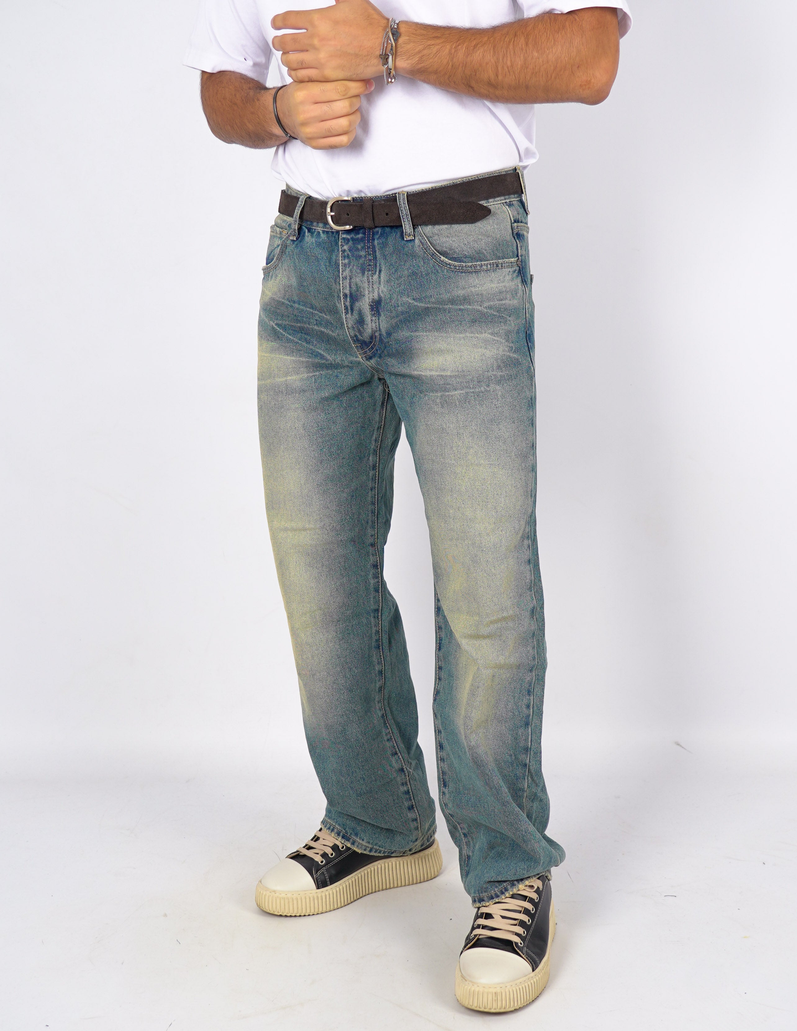 jeans cinque tasche baggy fit