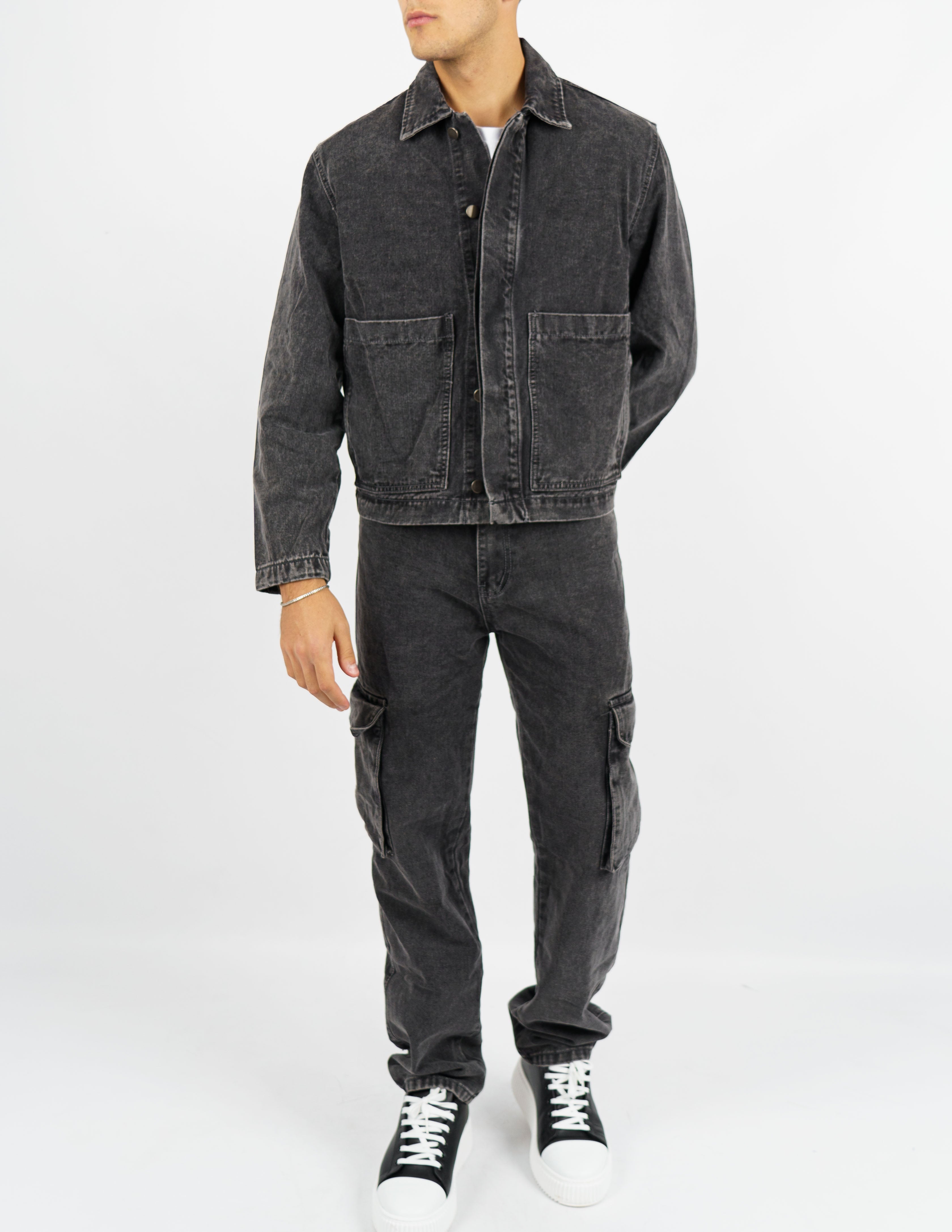 coordinato in jeans denim