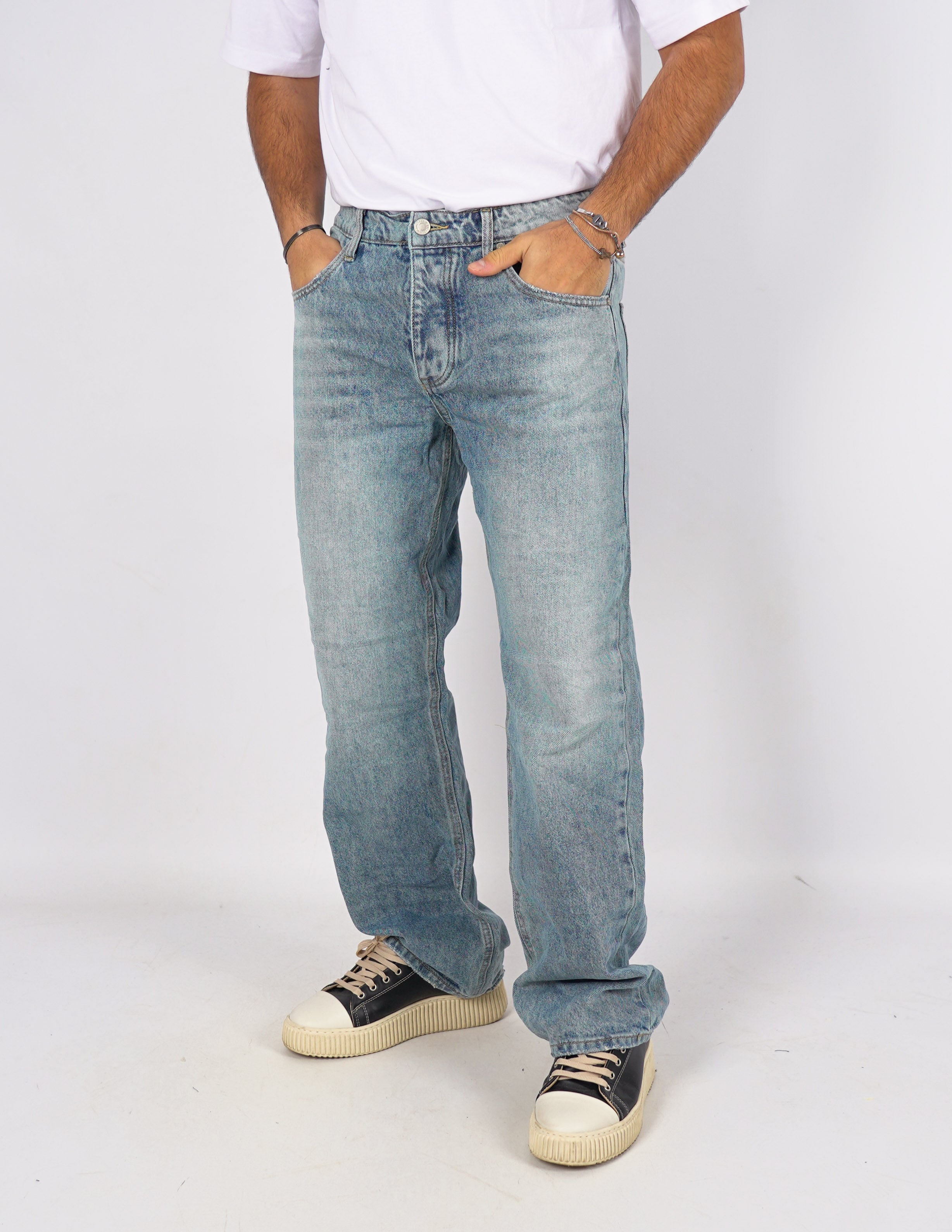 jeans cinque tasche baggy fit