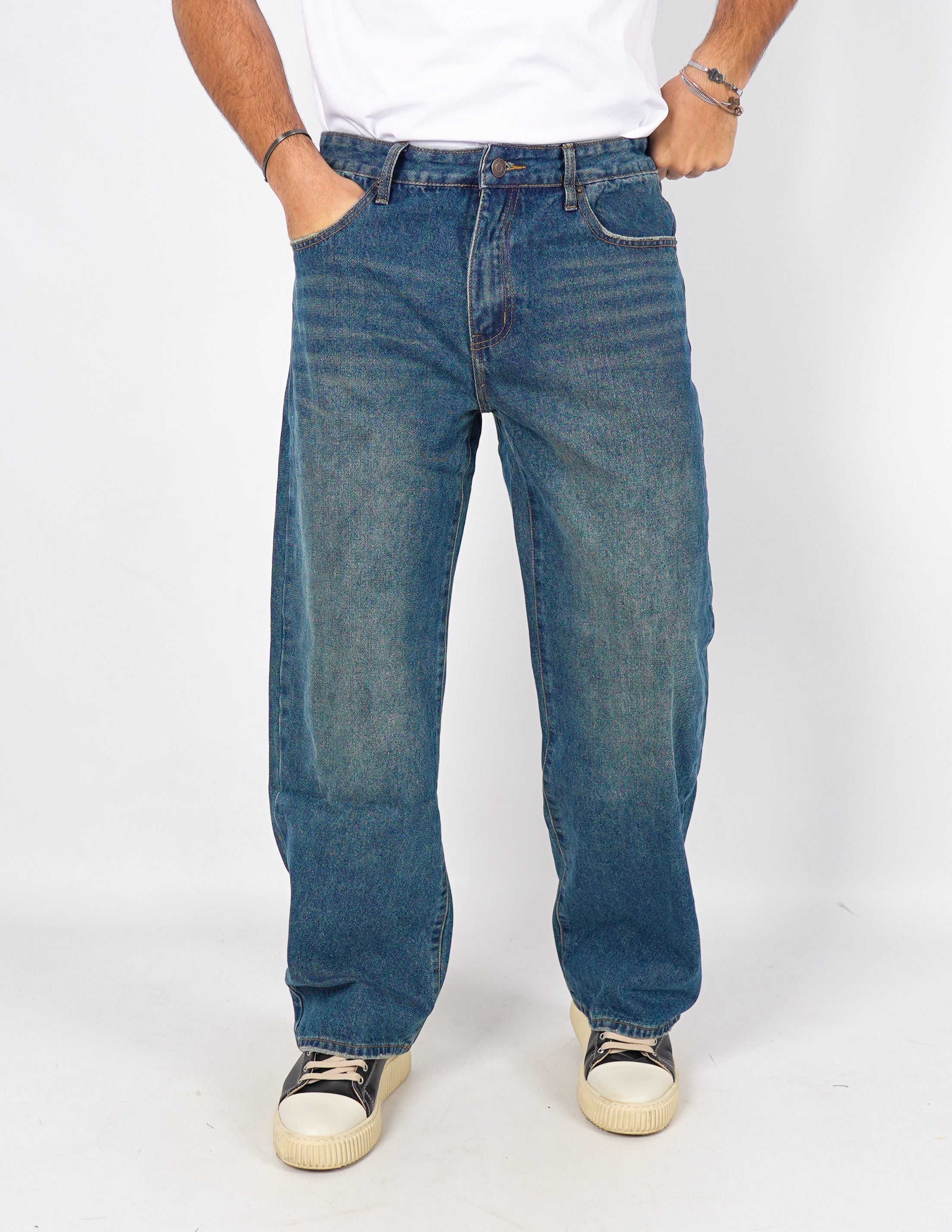 jeans cinque tasche baggy fit