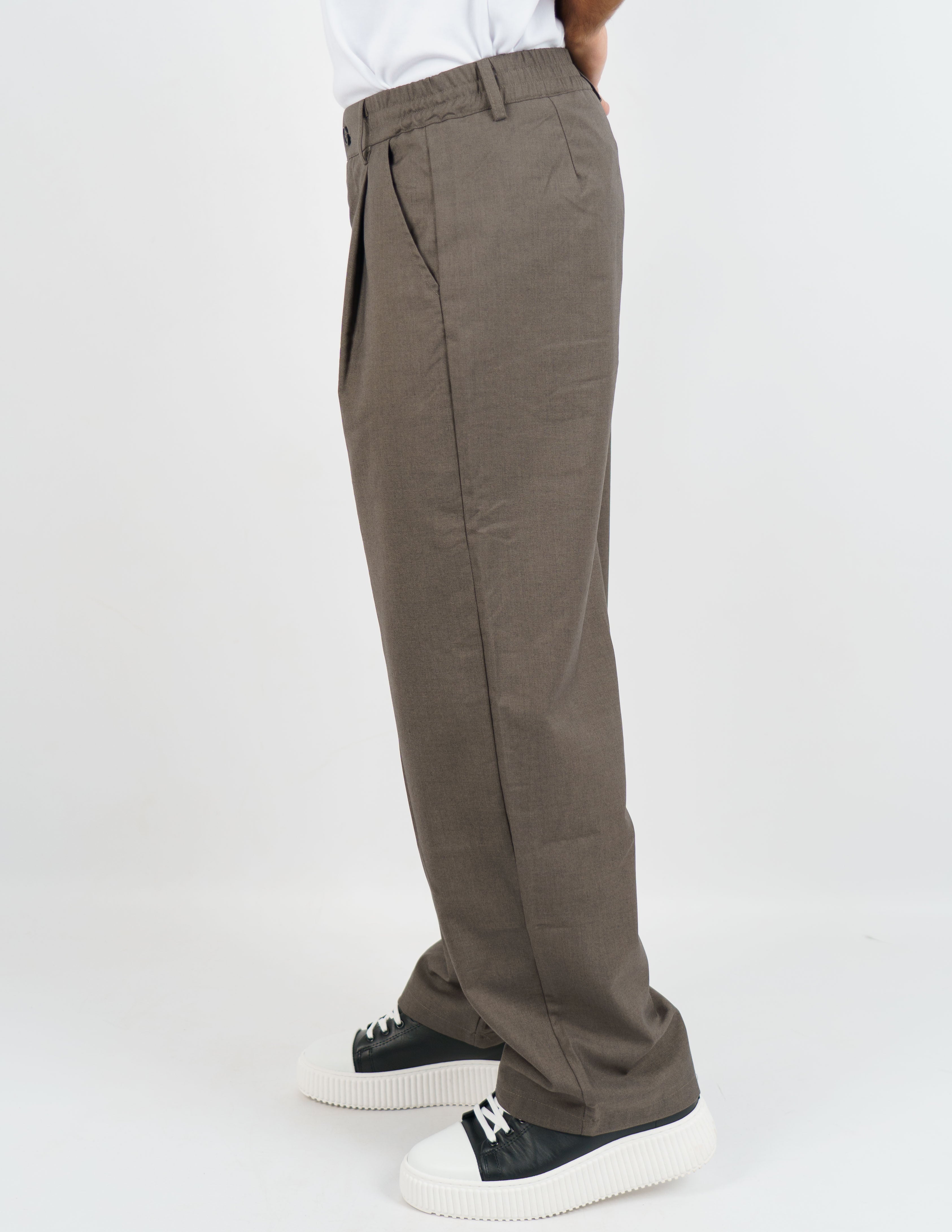 Pantalone baggy strutturato