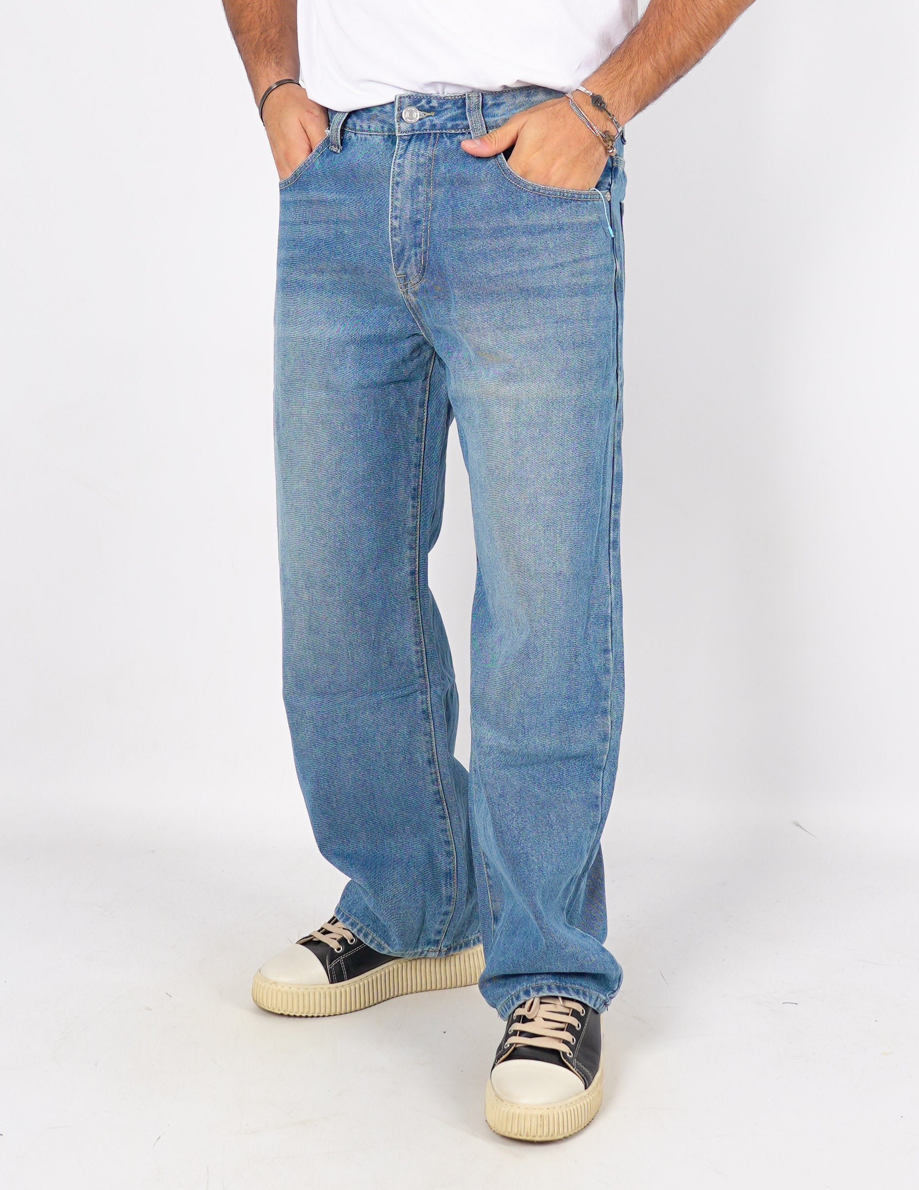 jeans cinque tasche baggy fit