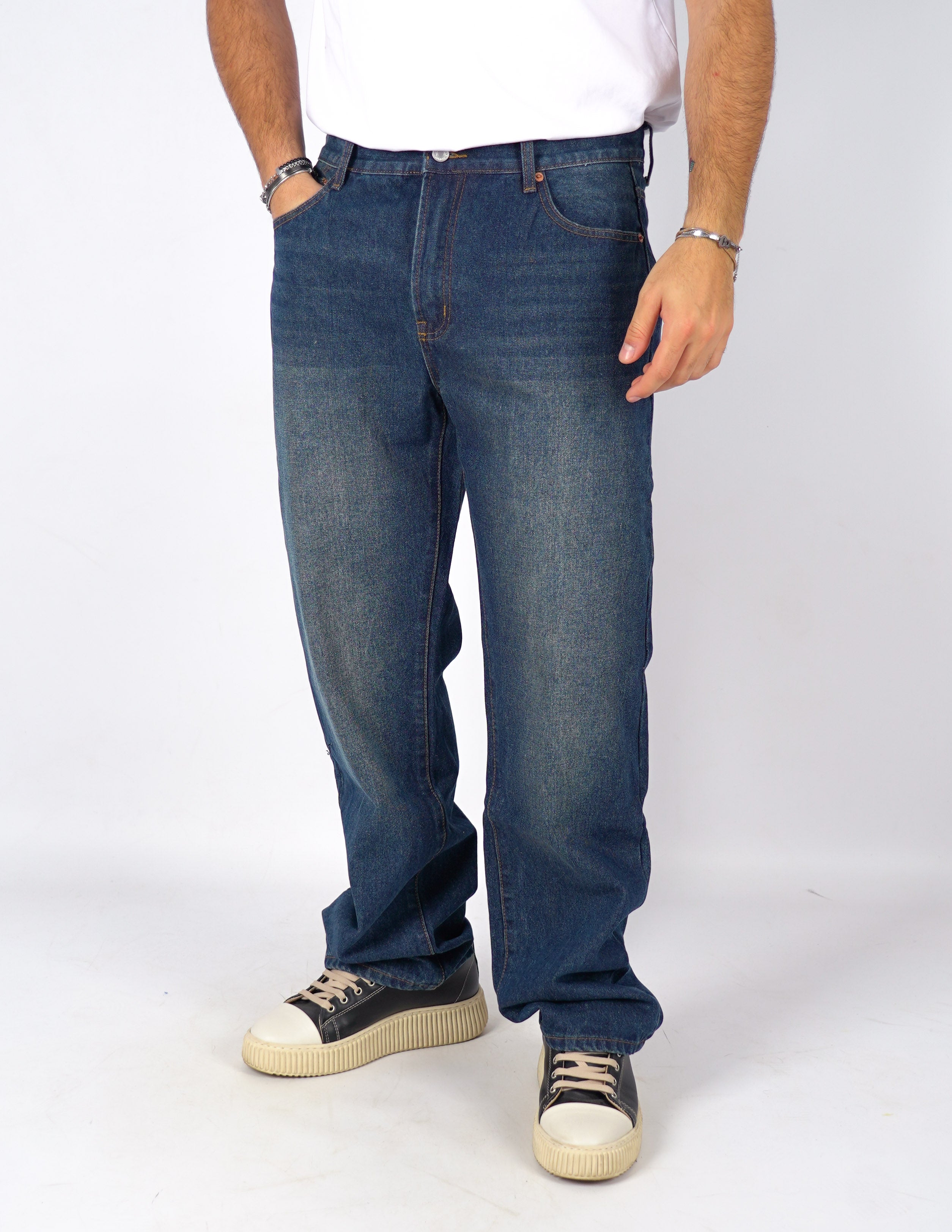 Jeans cinque tasche baggy fit