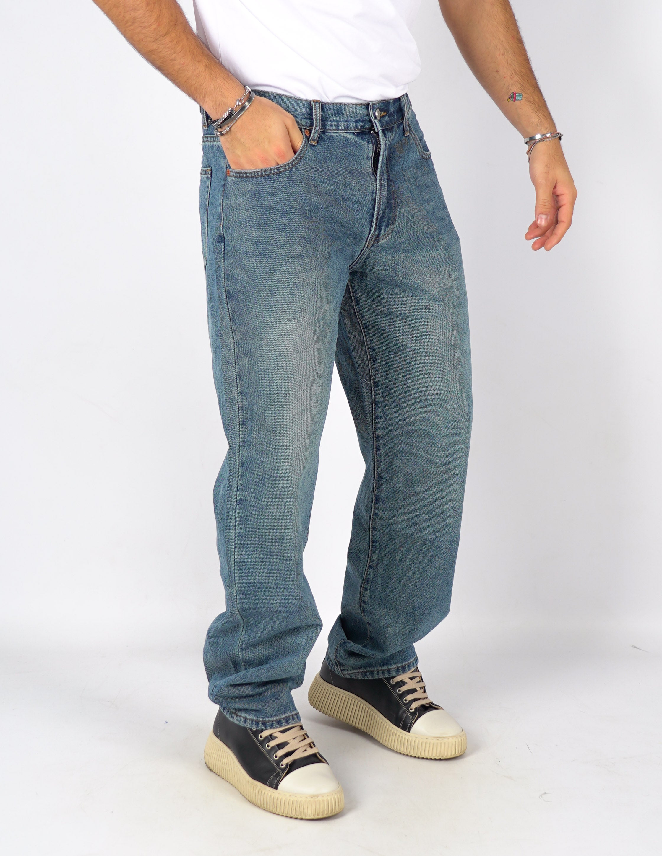 jeans cinque tasche baggy