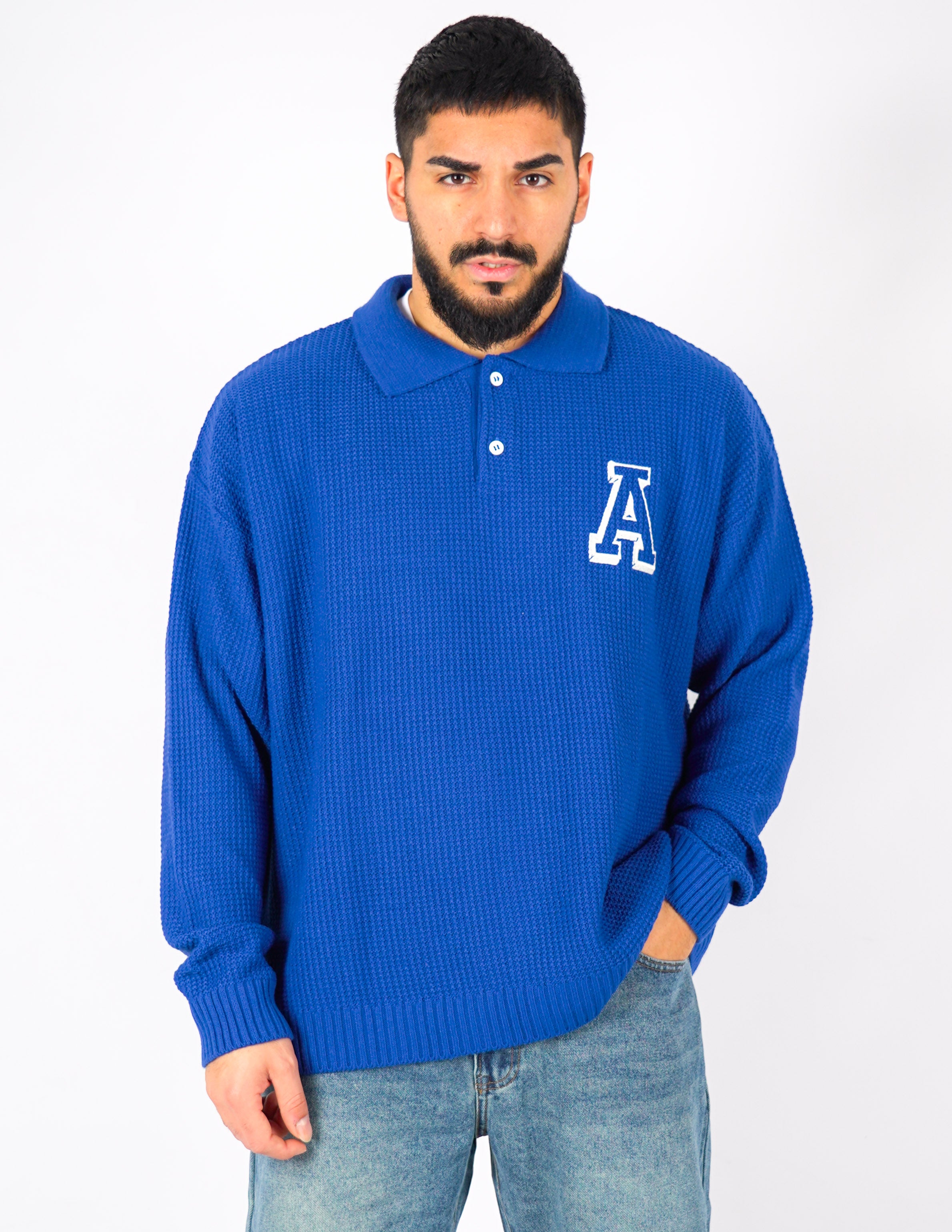 Polo Oversize con ricamo