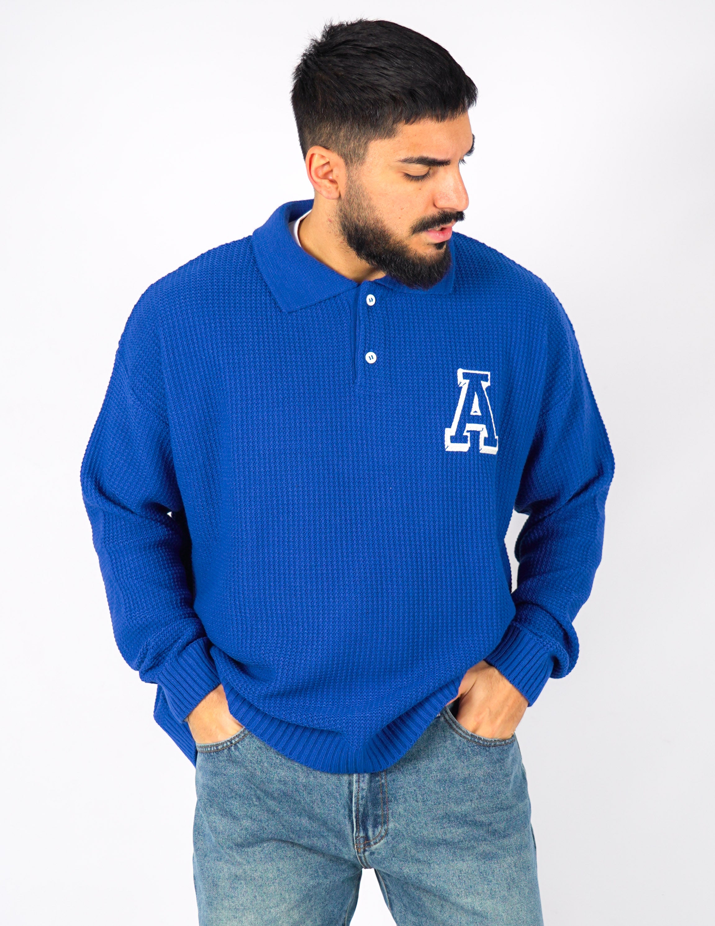 Polo Oversize con ricamo