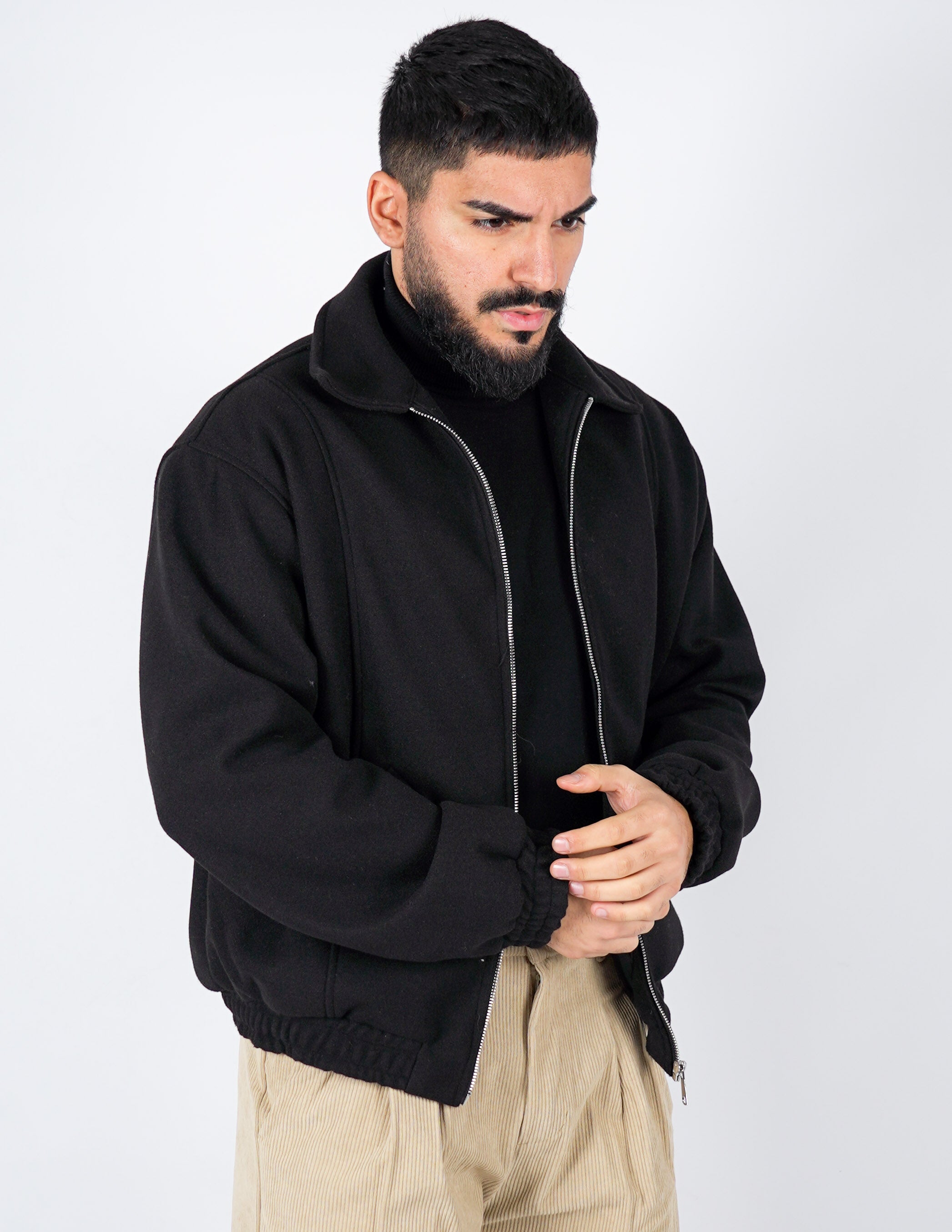 Cappottino in lano con collo