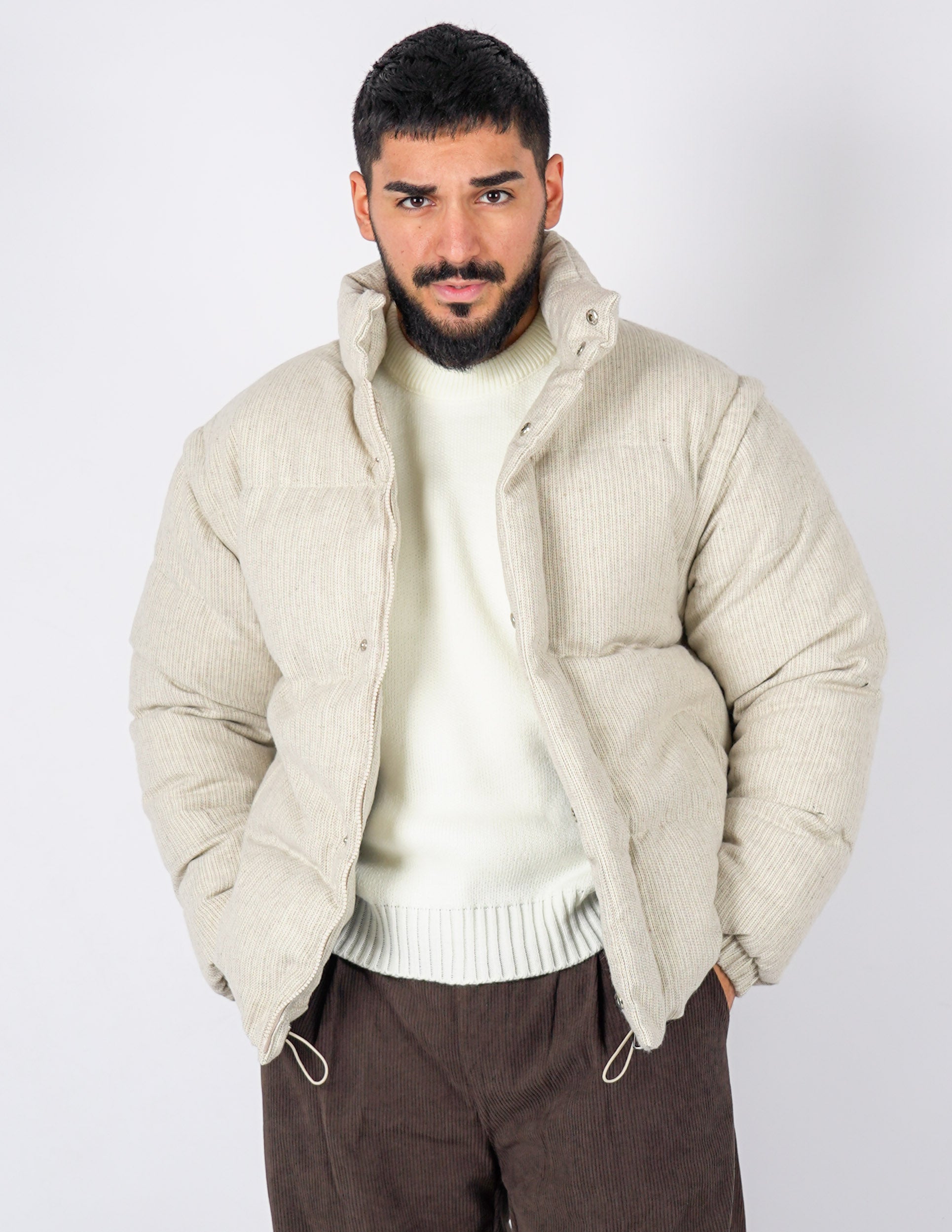 Giubbino imbottito con collo