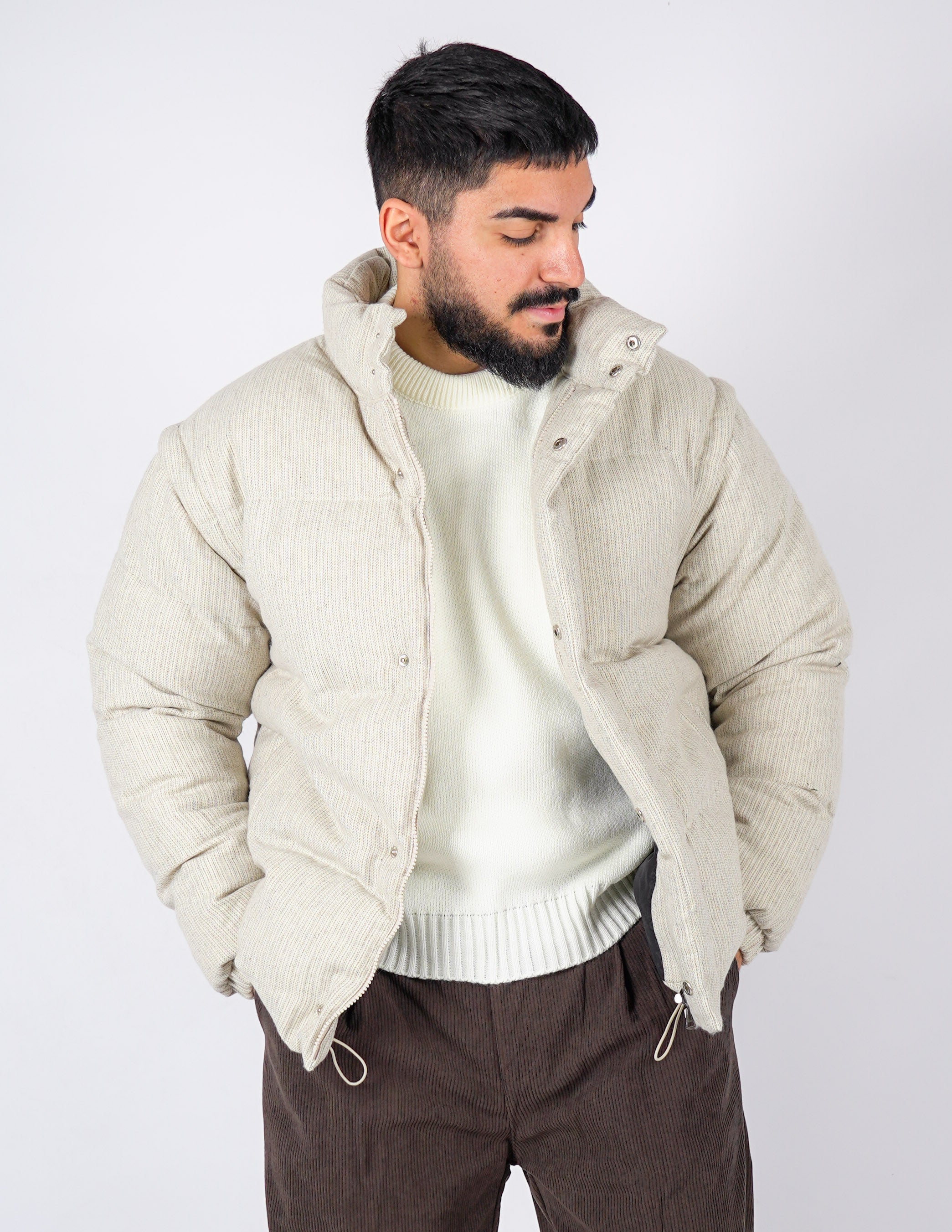 Giubbino imbottito con collo