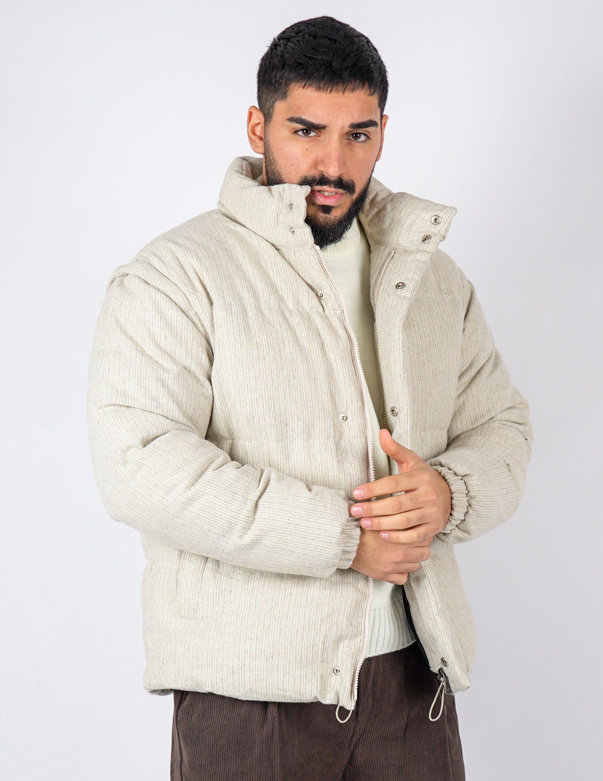 Giubbino imbottito con collo