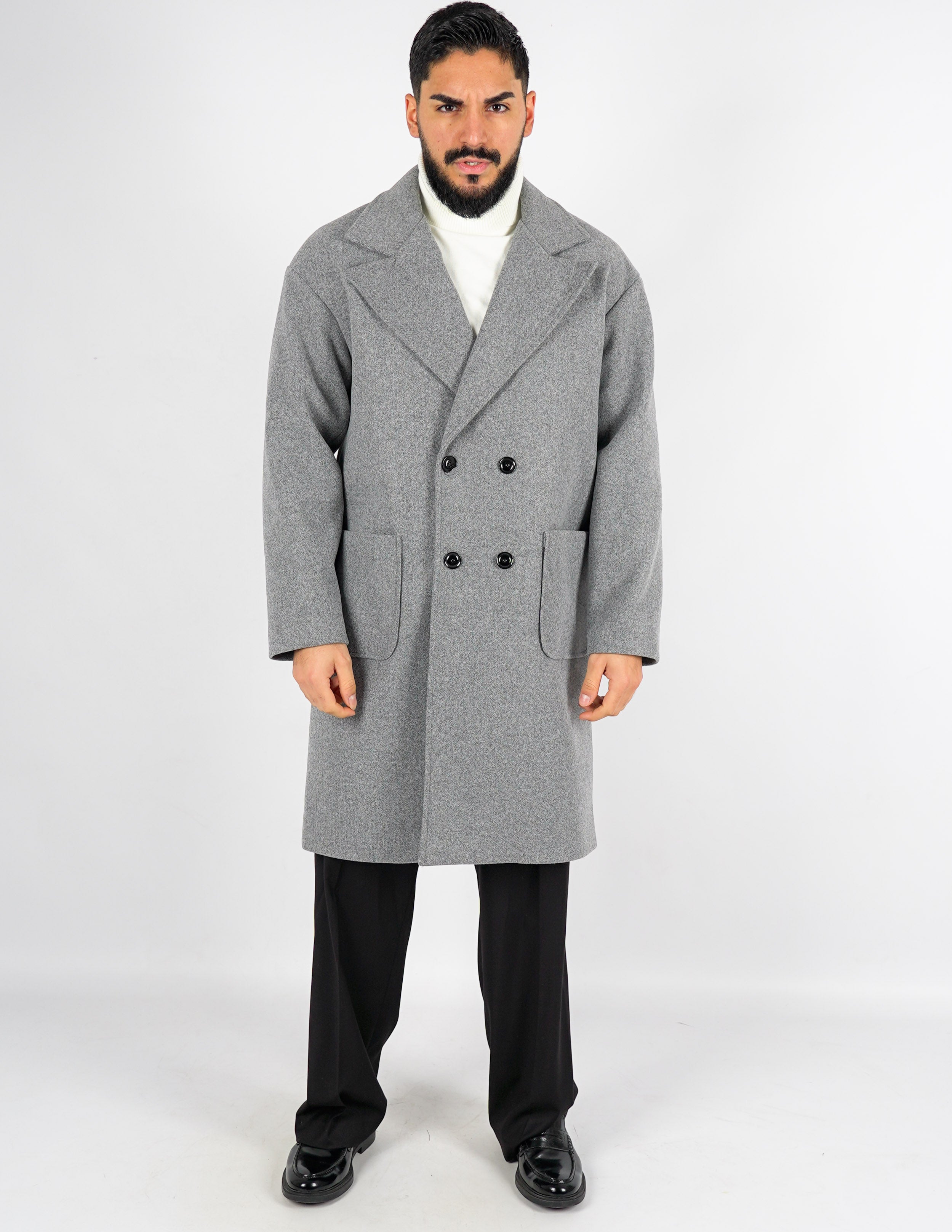 CAPPOTTO UOMO OVER DOPPIOPETTO