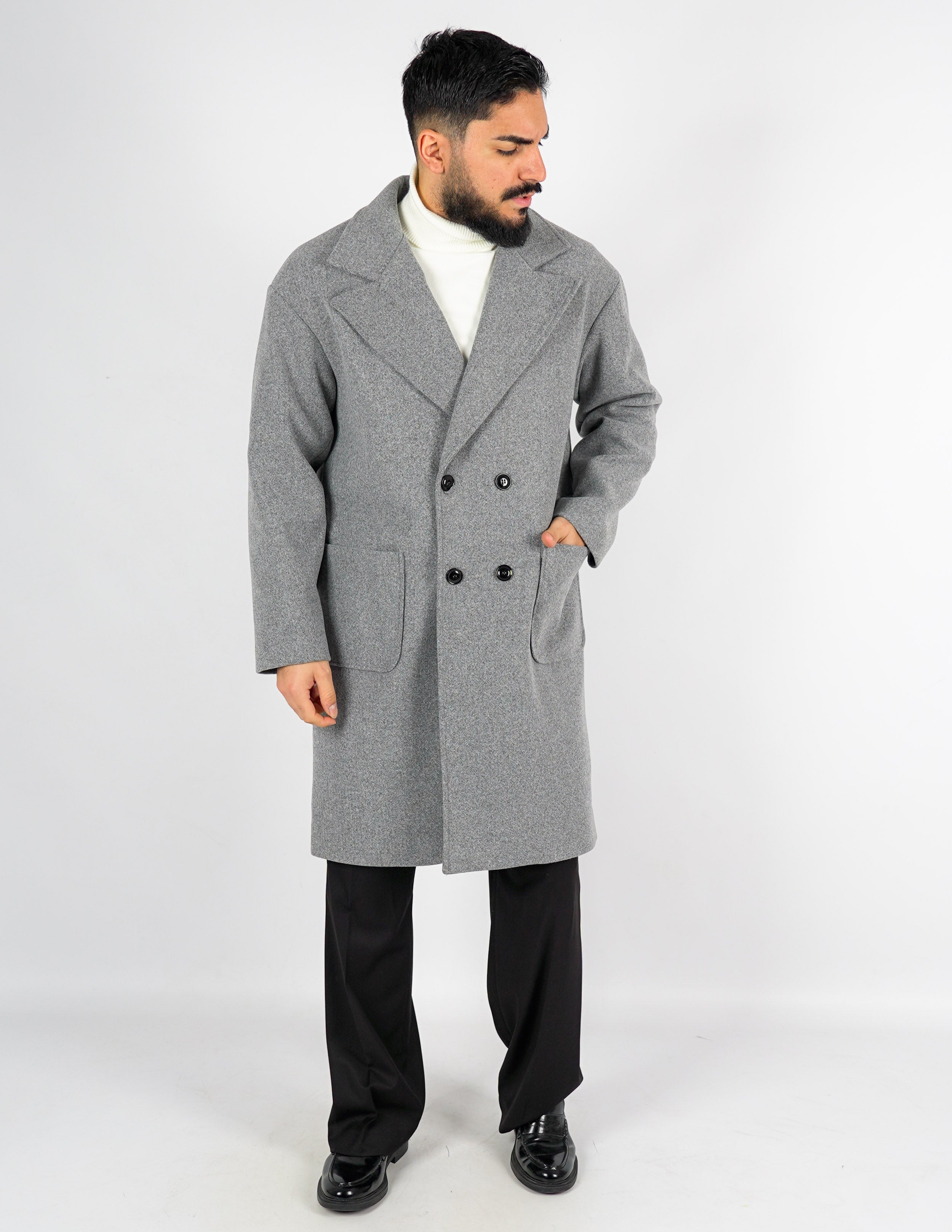 CAPPOTTO UOMO OVER DOPPIOPETTO
