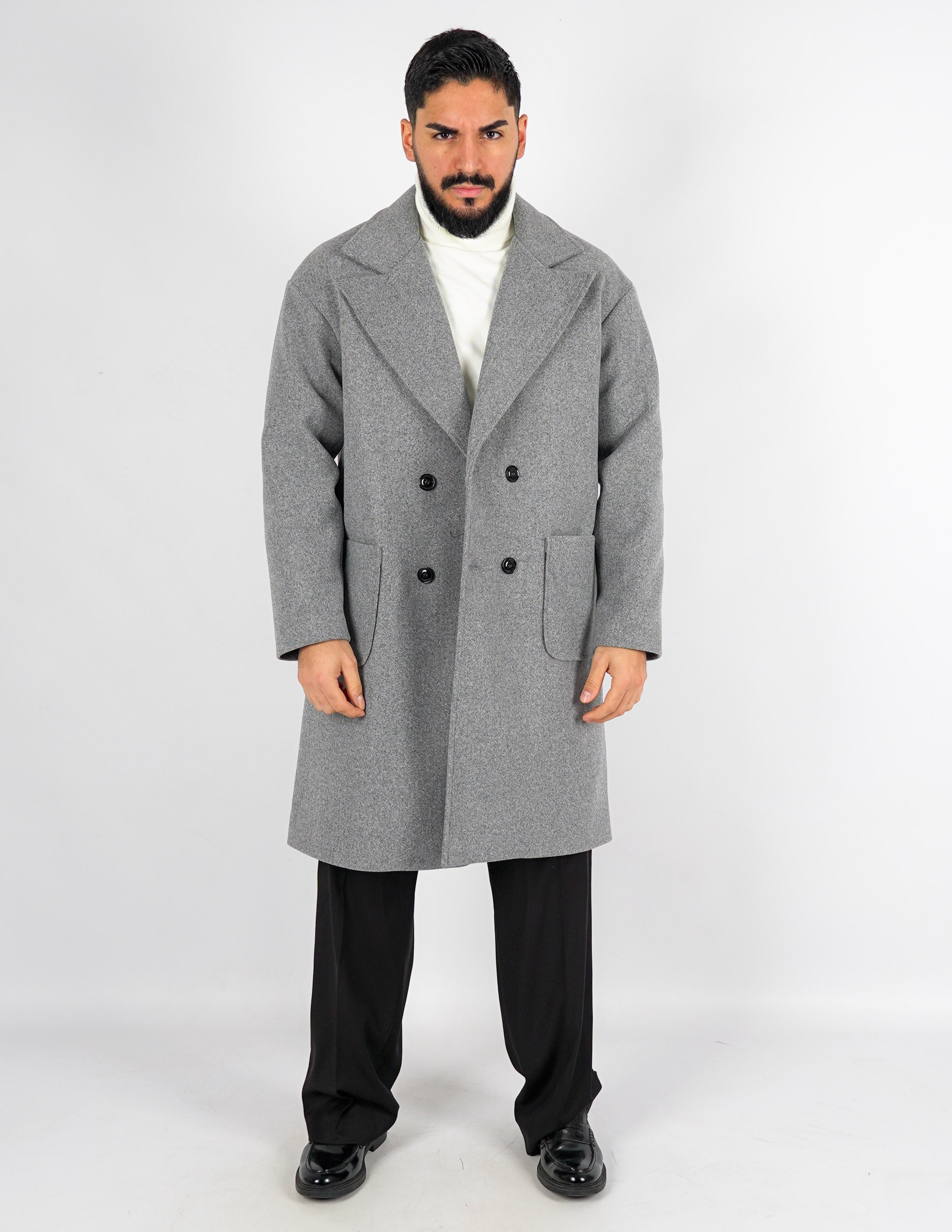 CAPPOTTO UOMO OVER DOPPIOPETTO