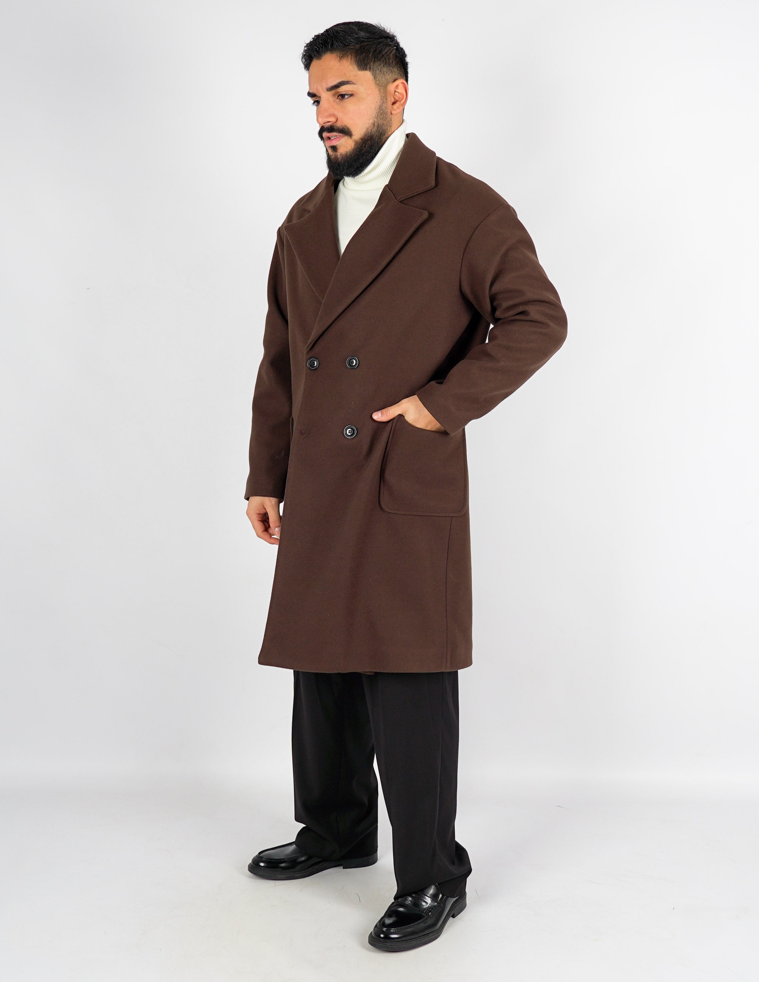 CAPPOTTO UOMO OVER DOPPIOPETTO