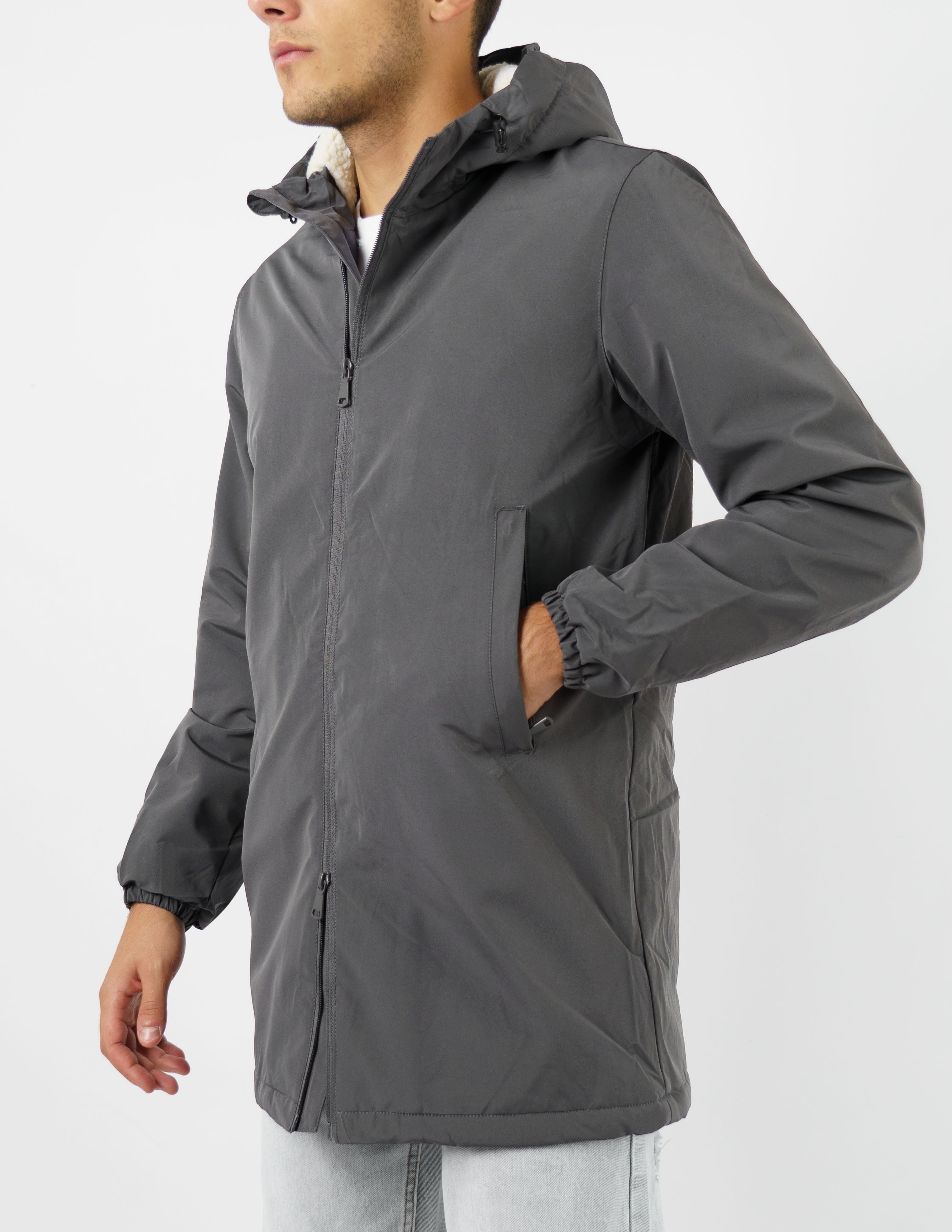 parka con interno di pelliccia
