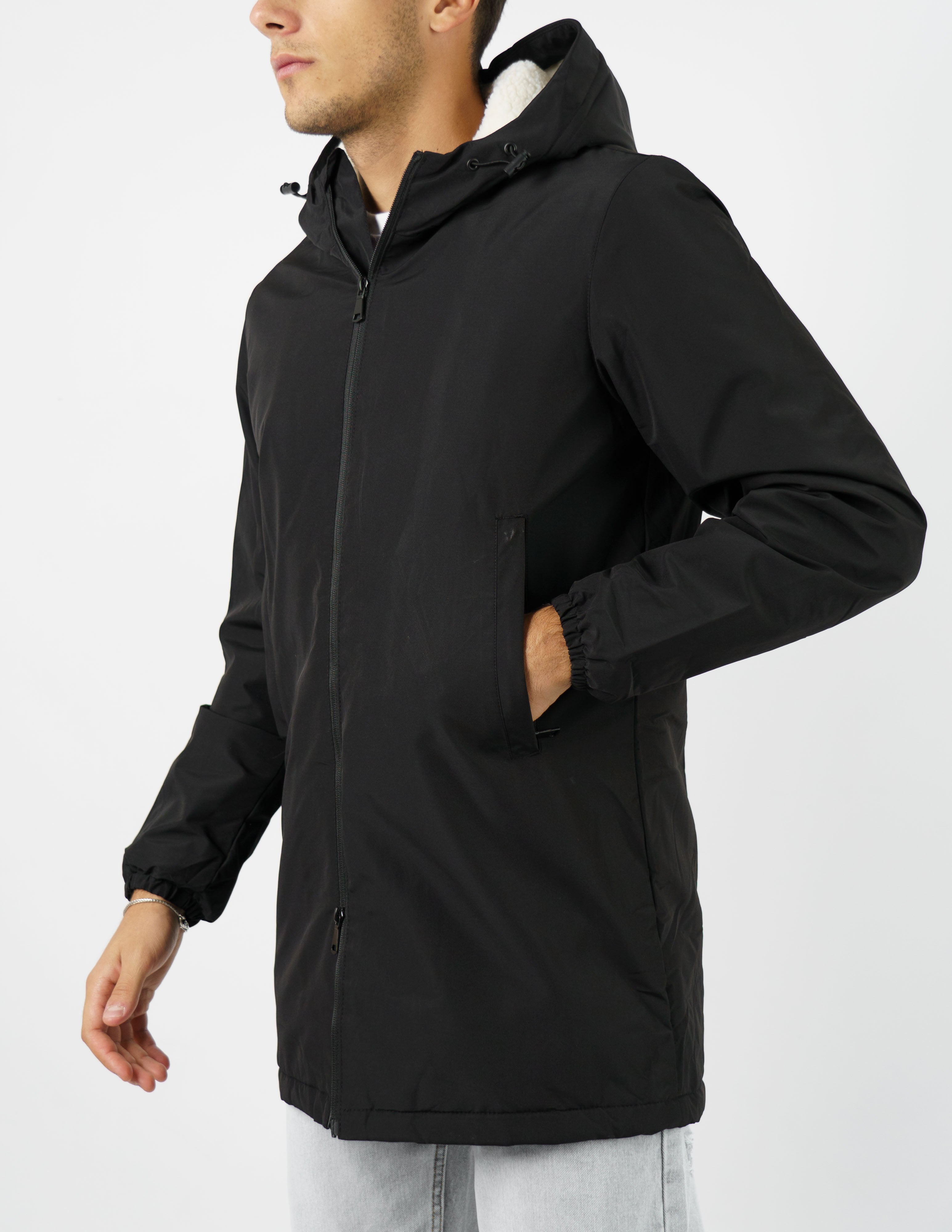 parka con interno di pelliccia