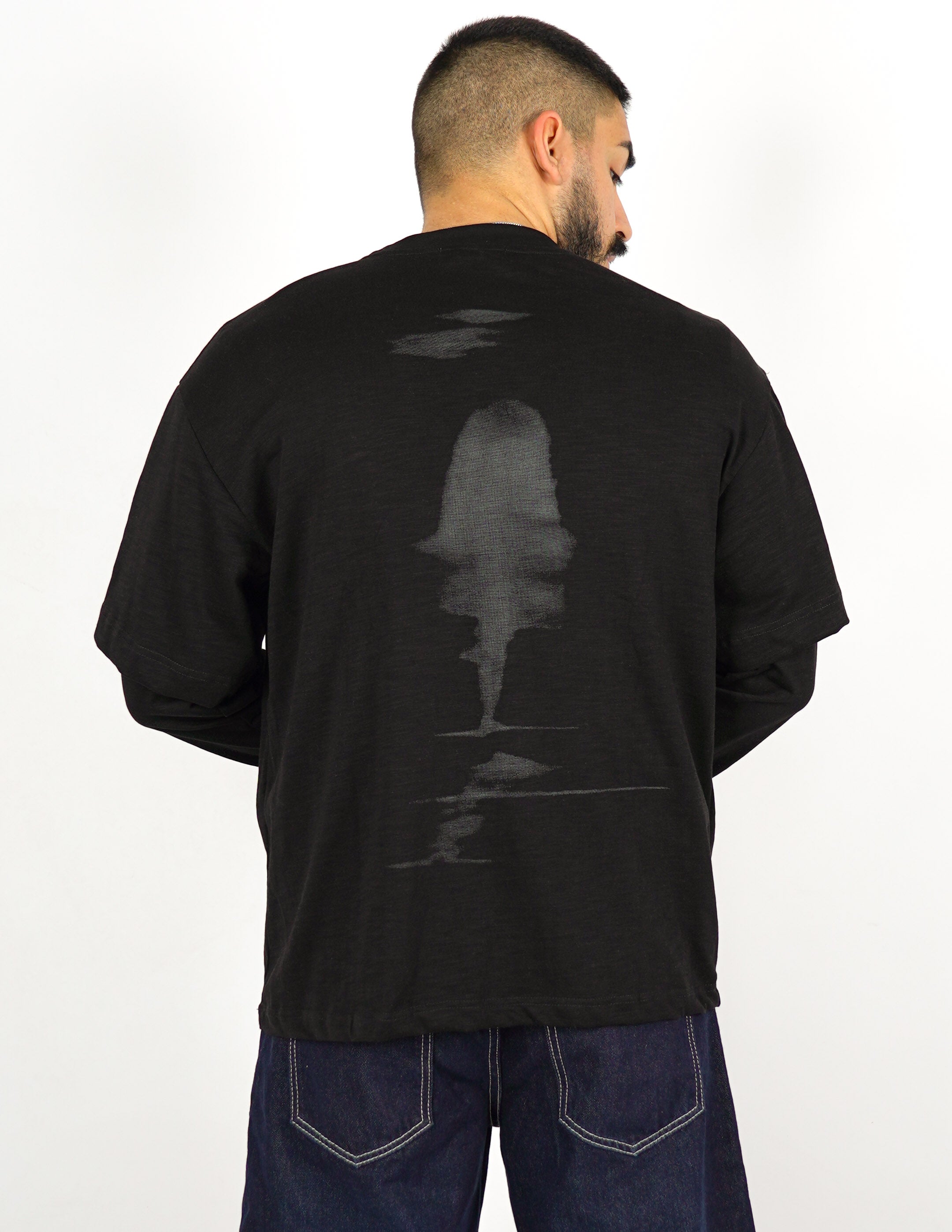 LONG SLEEVE TINTA UNITA CON STMPA