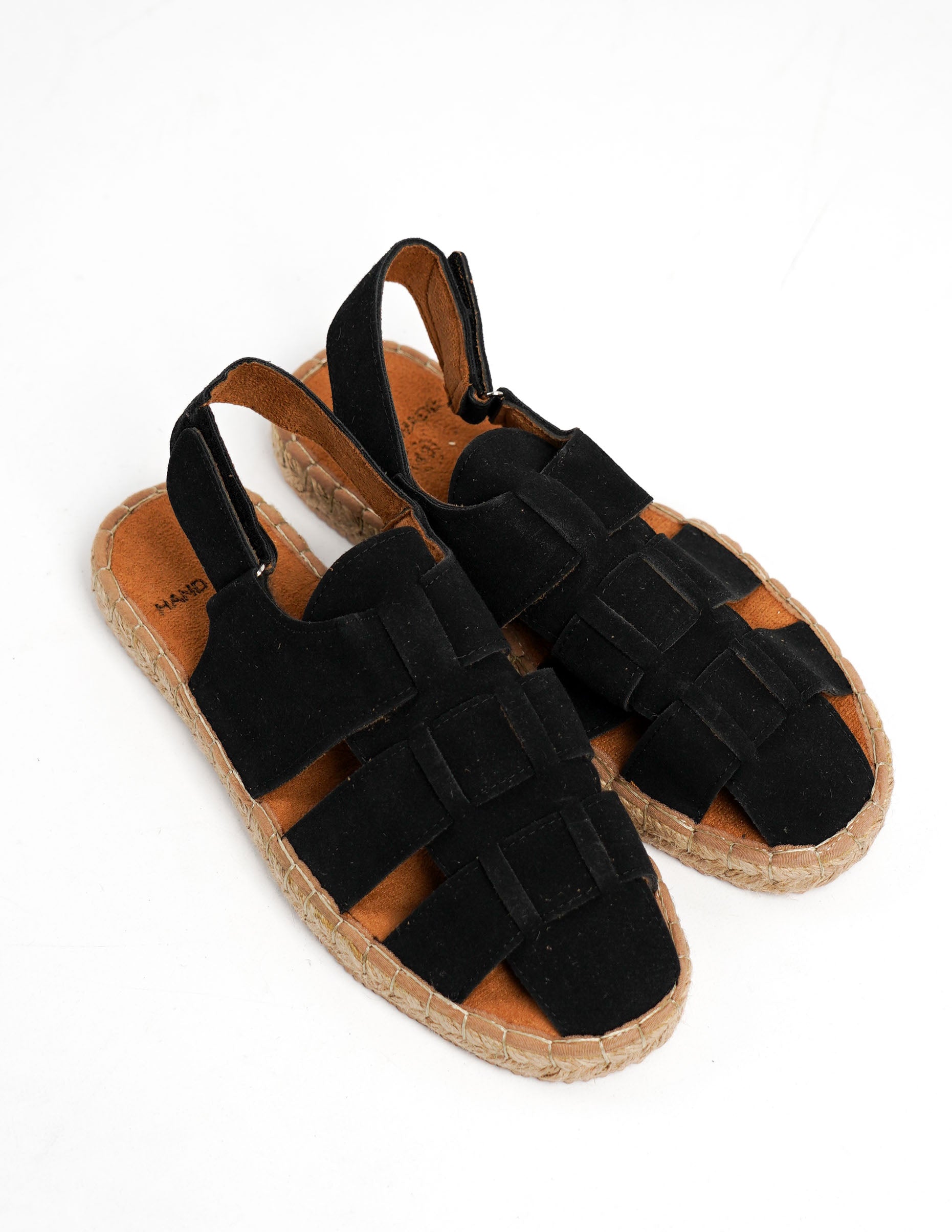 sandali granchio in camoscio