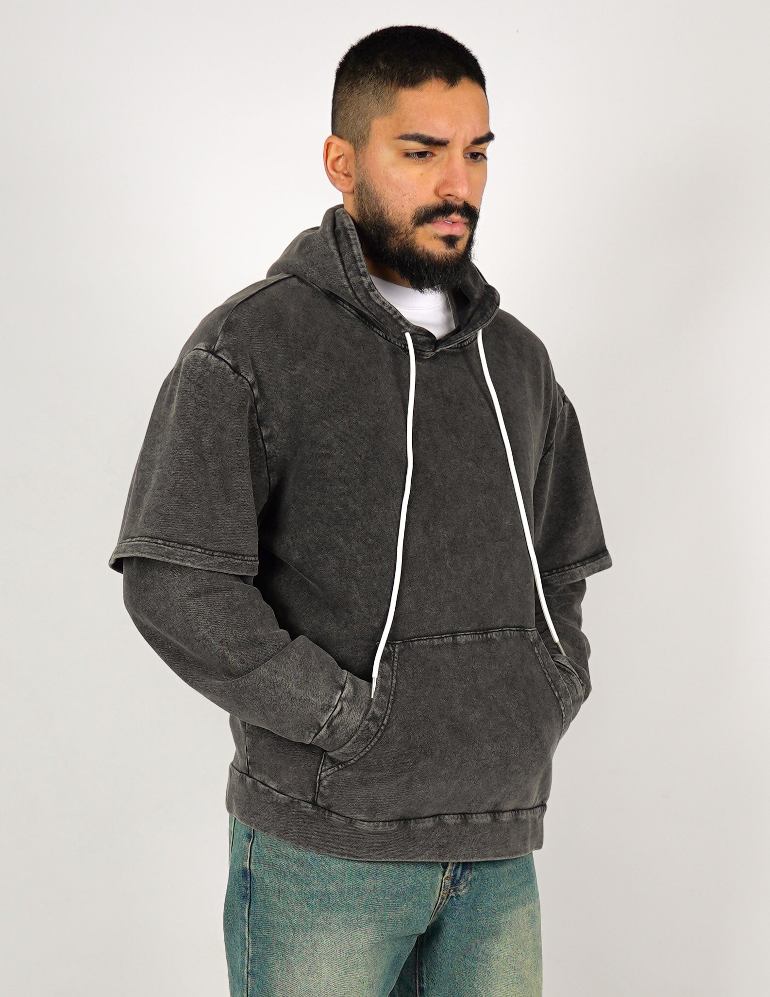 FELPA UOMO CON CAPPUCCIO