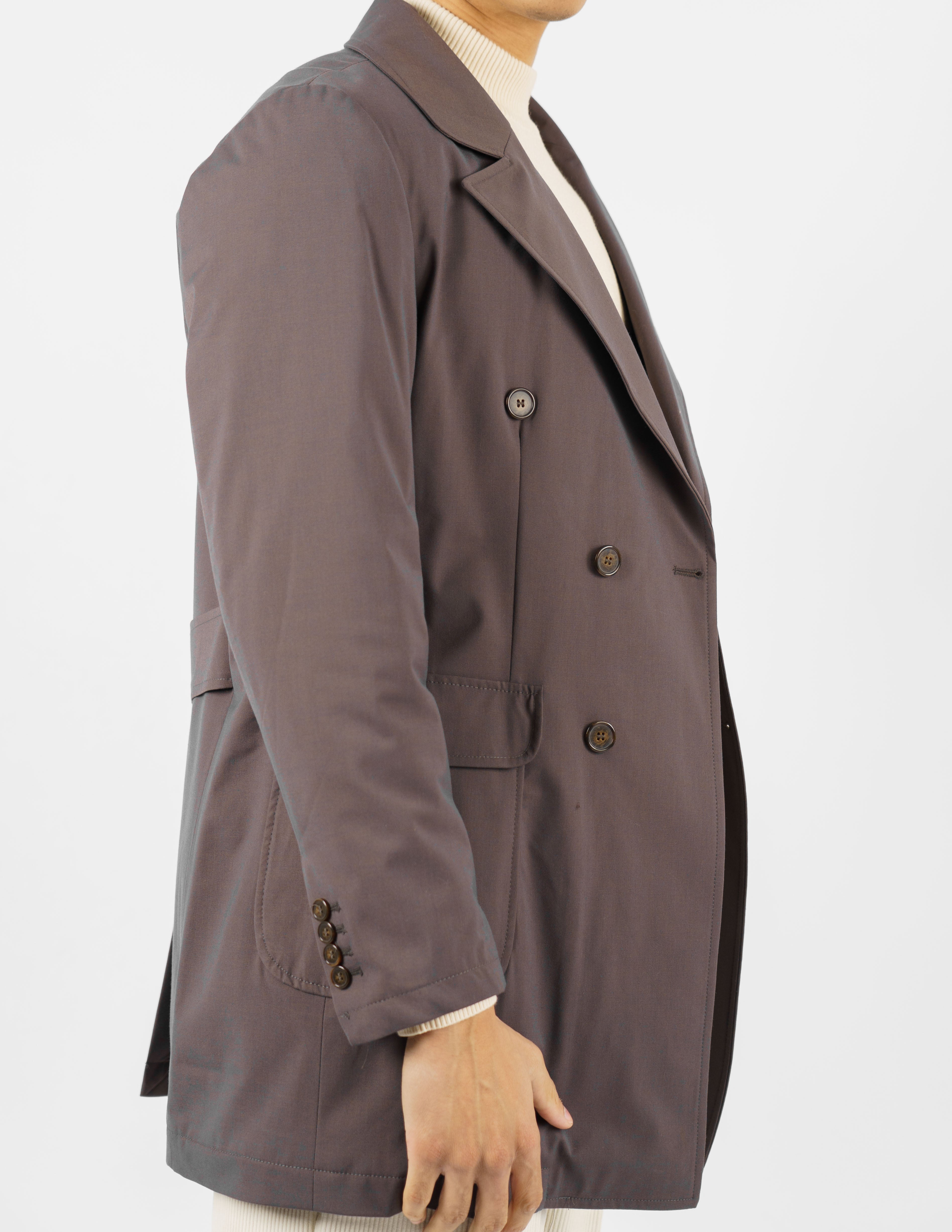 trench doppiopetto imbottito casual