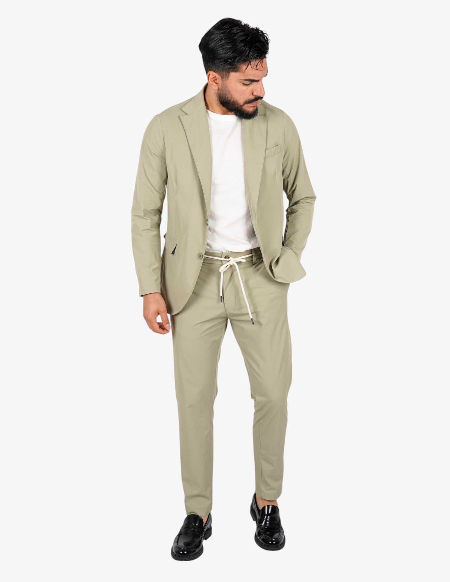 ABITO UOMO MONOPETTO EXTRA LIGHT "NO STIRO"