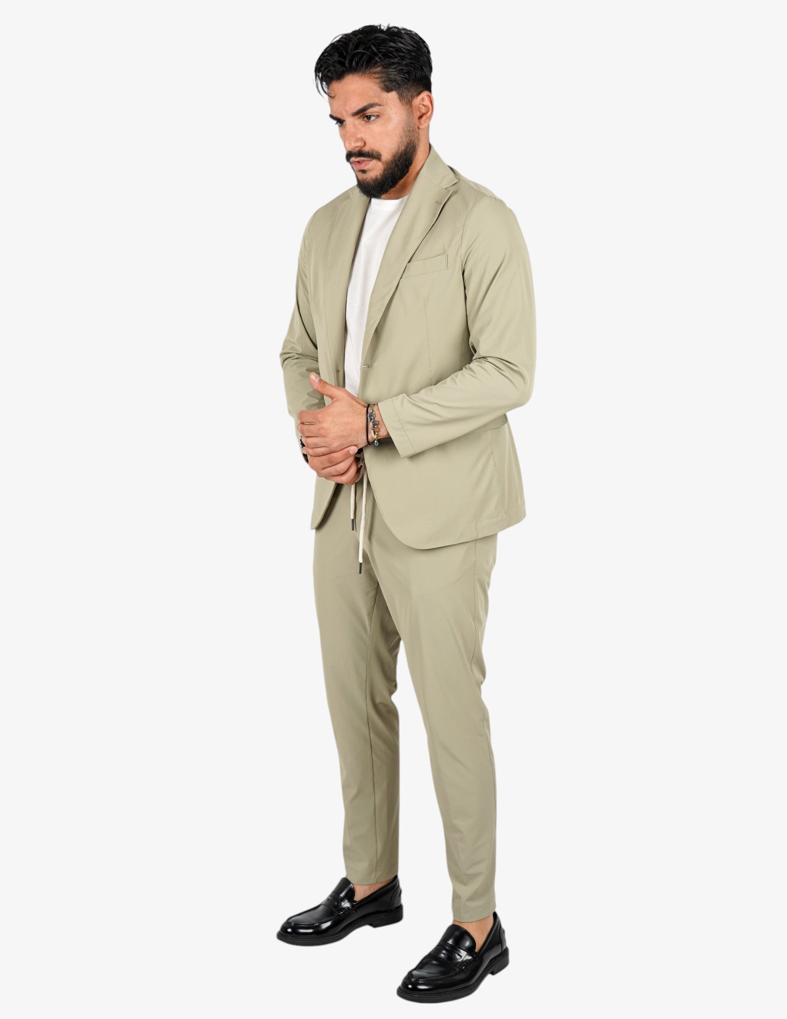 ABITO UOMO MONOPETTO EXTRA LIGHT "NO STIRO"
