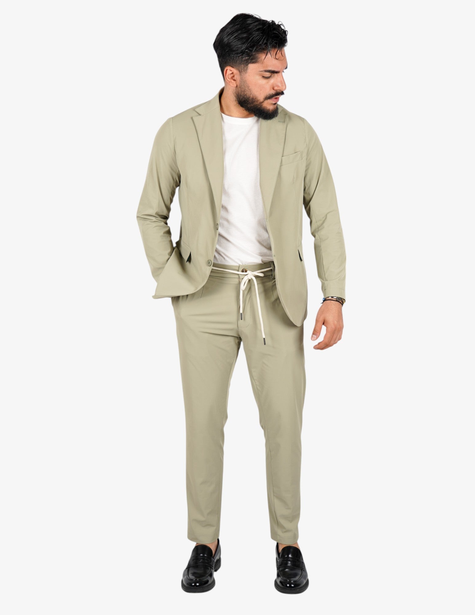 ABITO UOMO MONOPETTO EXTRA LIGHT "NO STIRO"