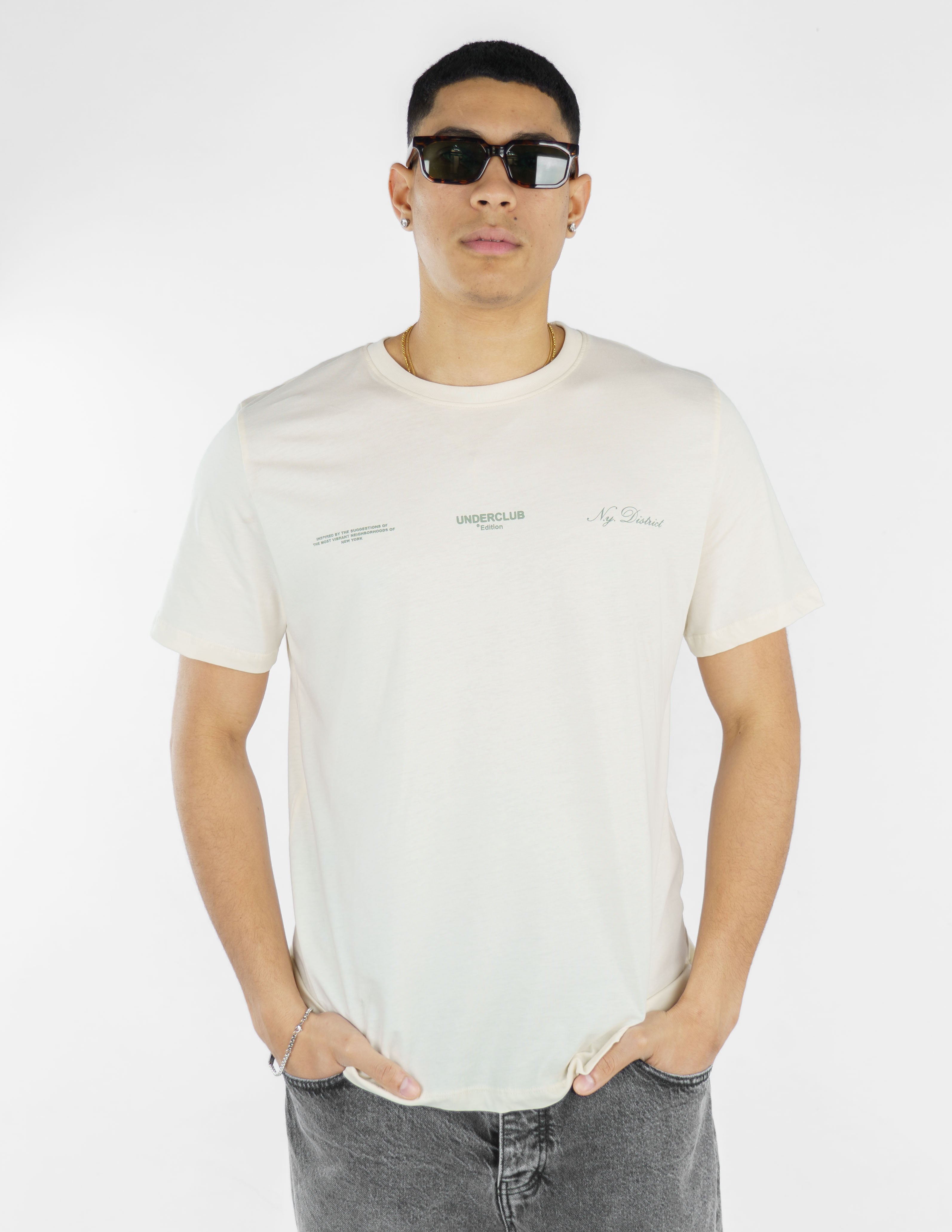 T-shirt "UNDERCLUB" con stampa