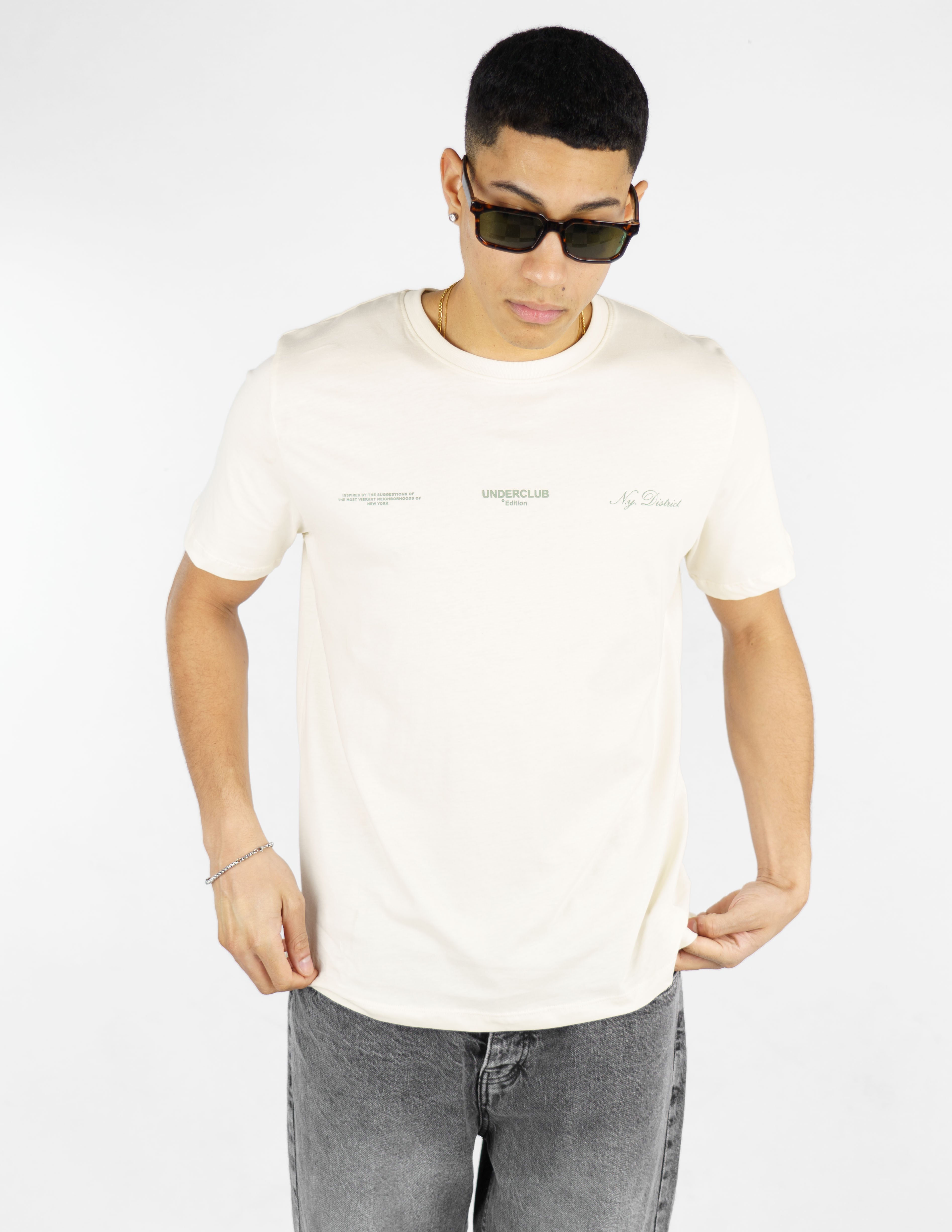 T-shirt "UNDERCLUB" con stampa