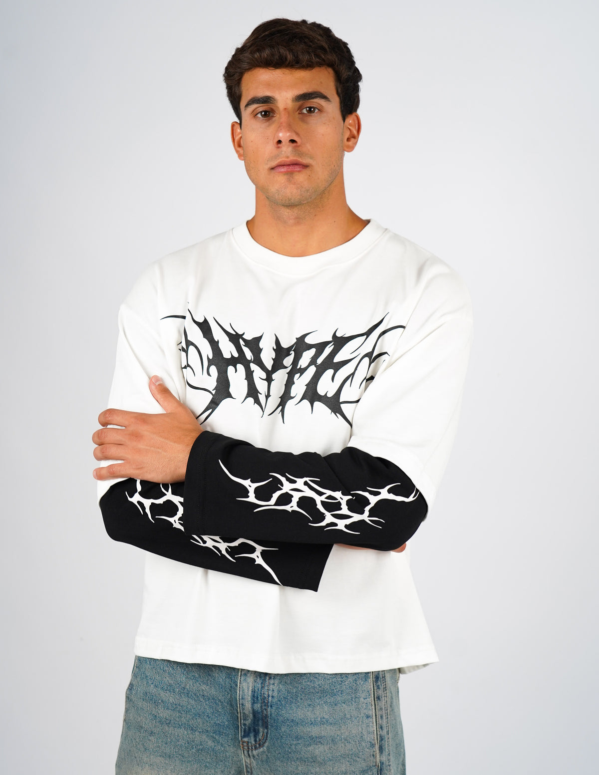 LONG SLEEVE IN COTONE CON STAMPA