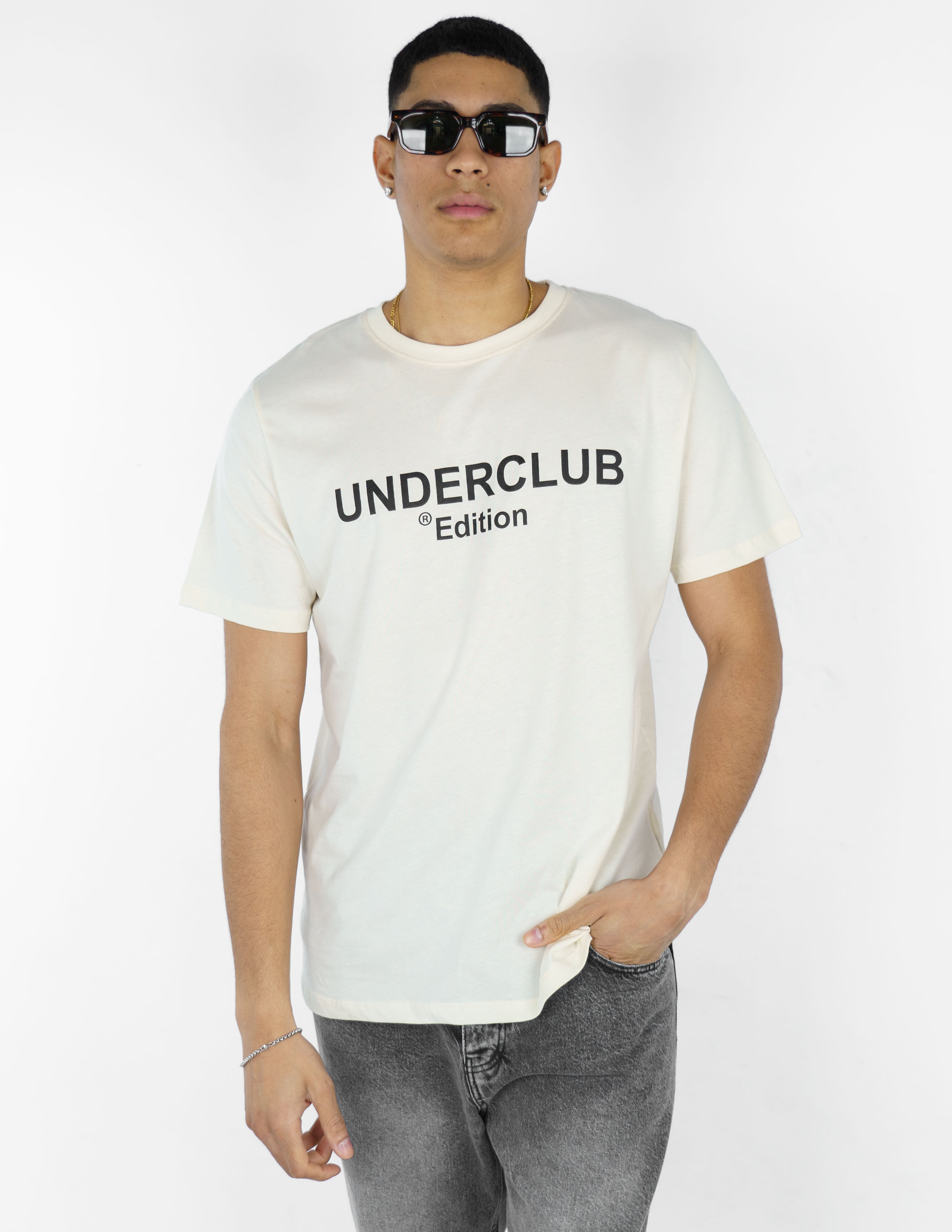T-shirt "UNDERCLUB" con stampa