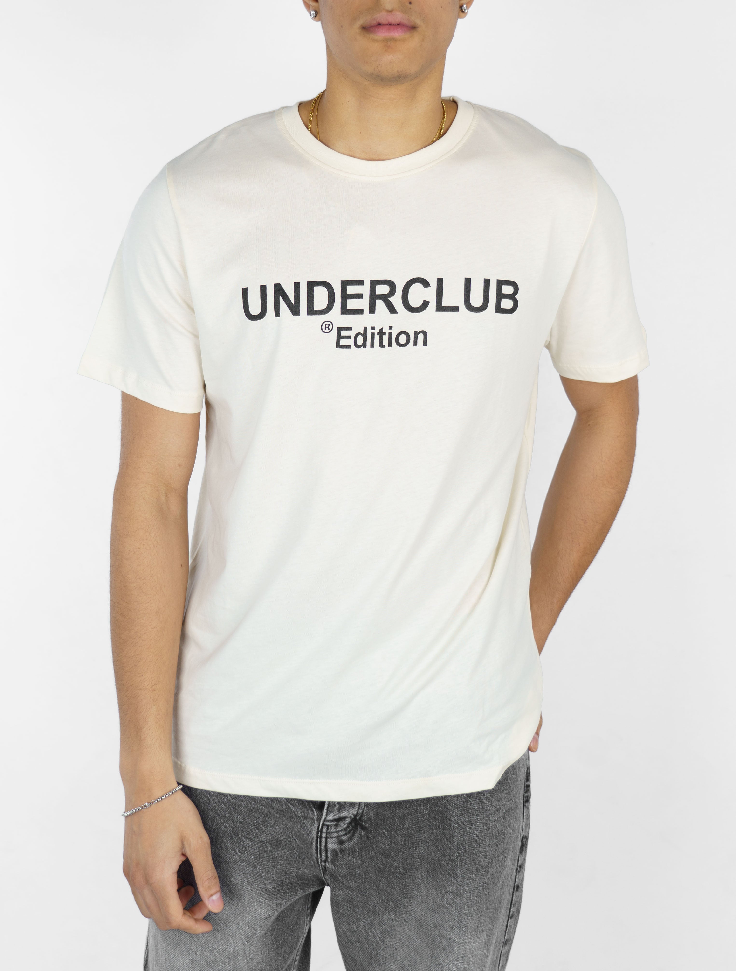 T-shirt "UNDERCLUB" con stampa
