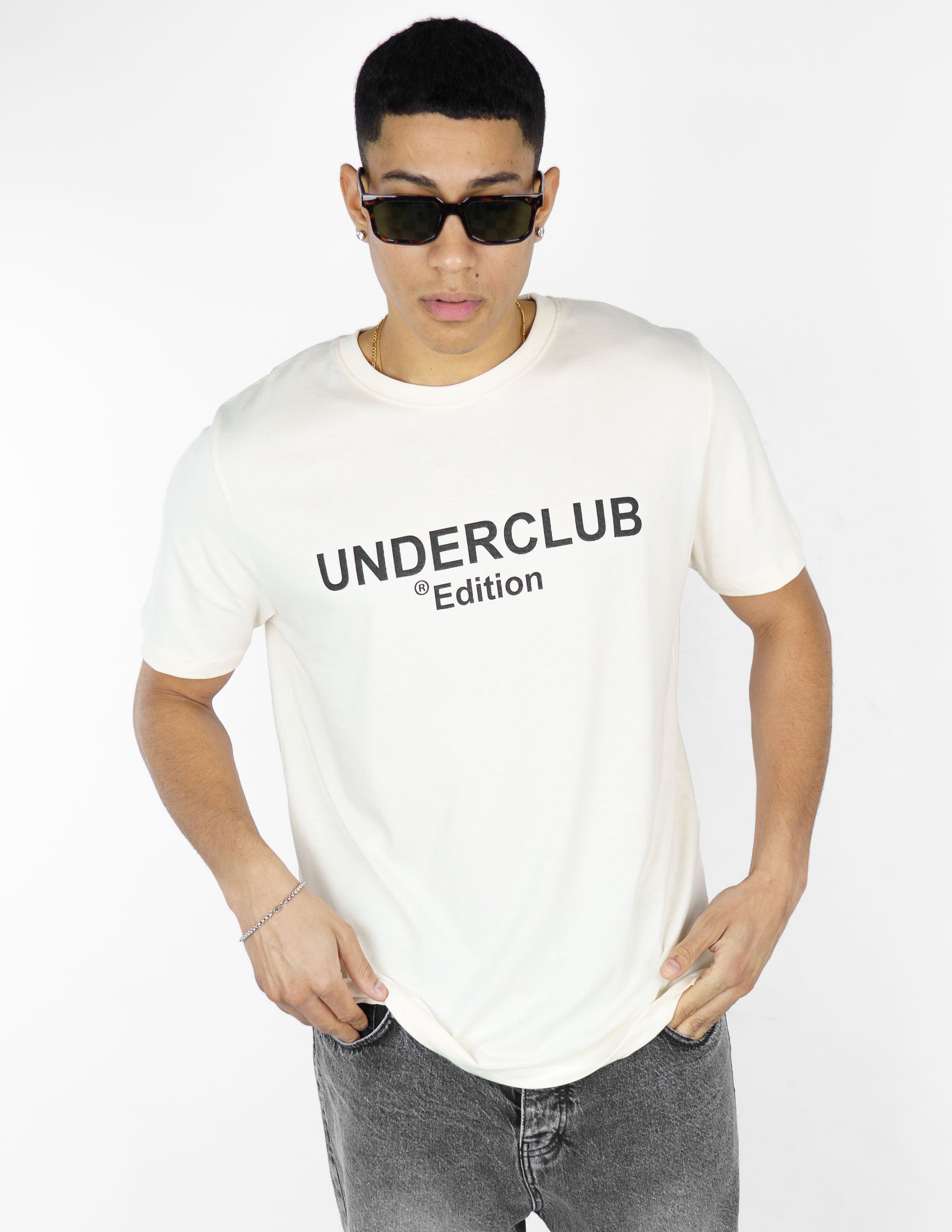 T-shirt "UNDERCLUB" con stampa