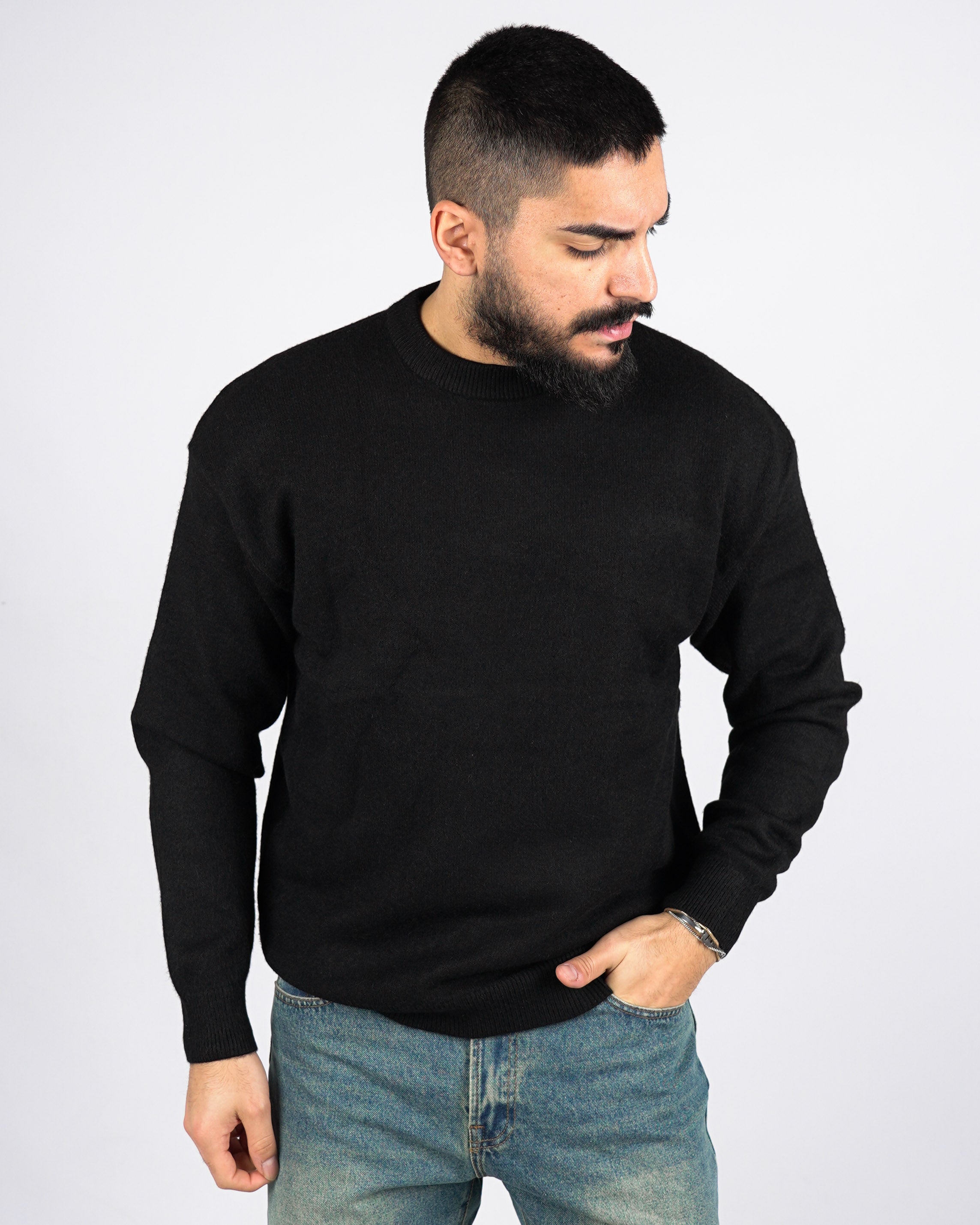 MAGLIONE GIROCOLLO BASIC