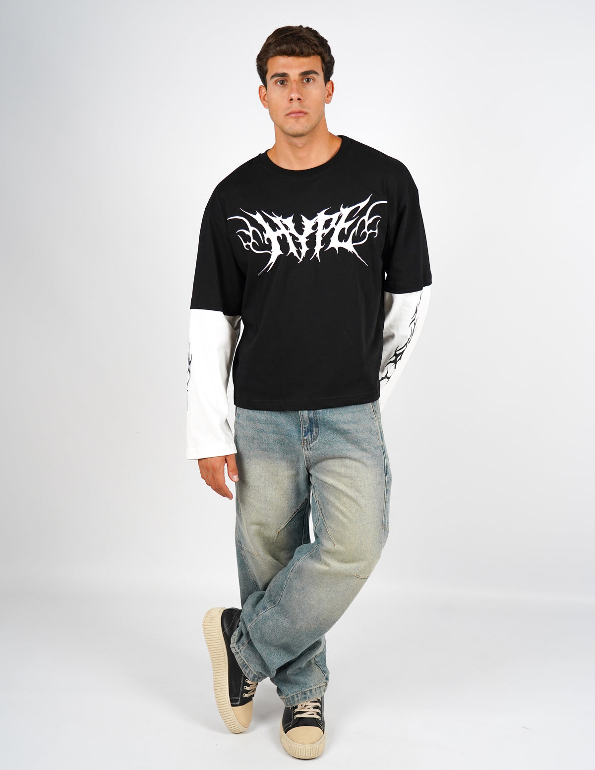 LONG SLEEVE IN COTONE CON STAMPA
