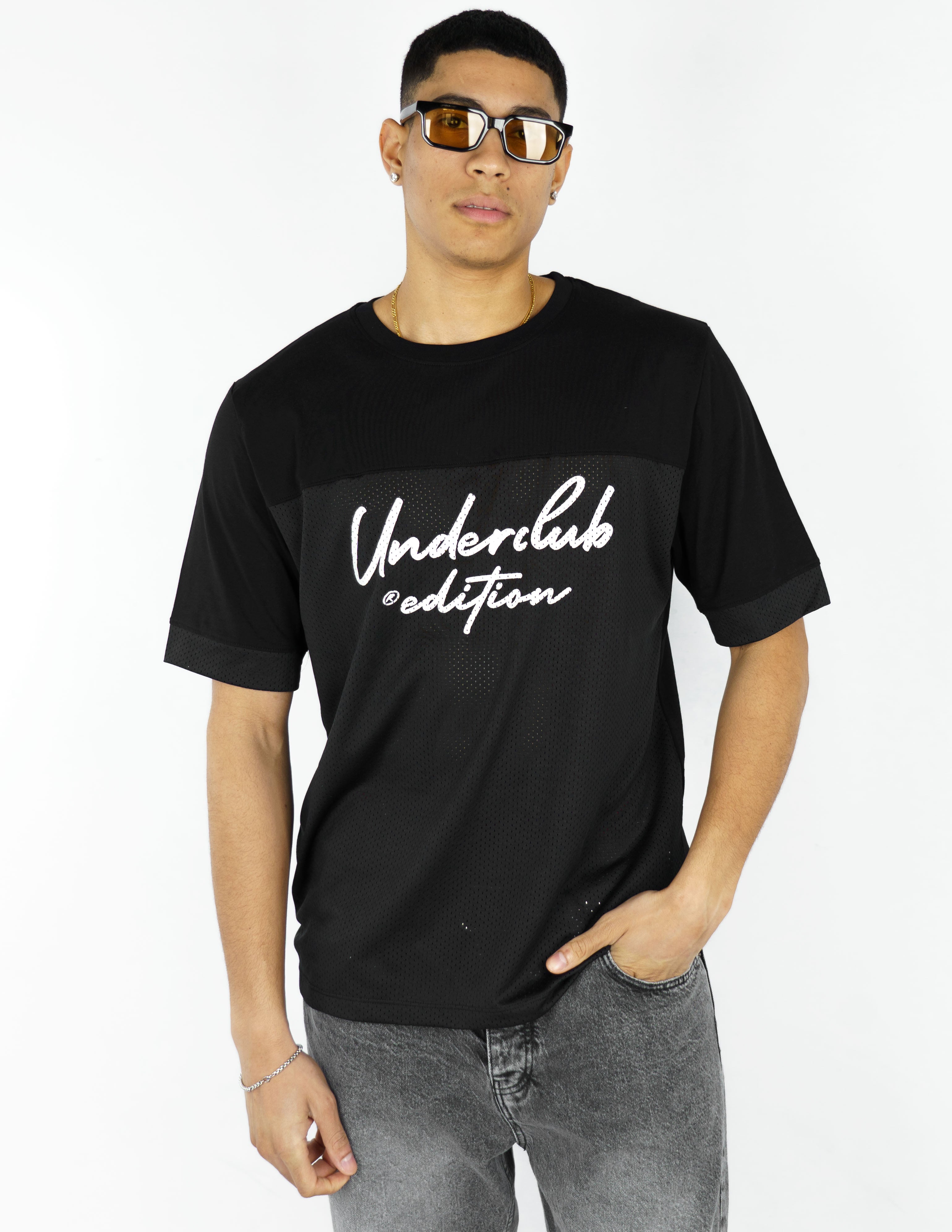 T-shirt "UNDERCLUB" con stampa