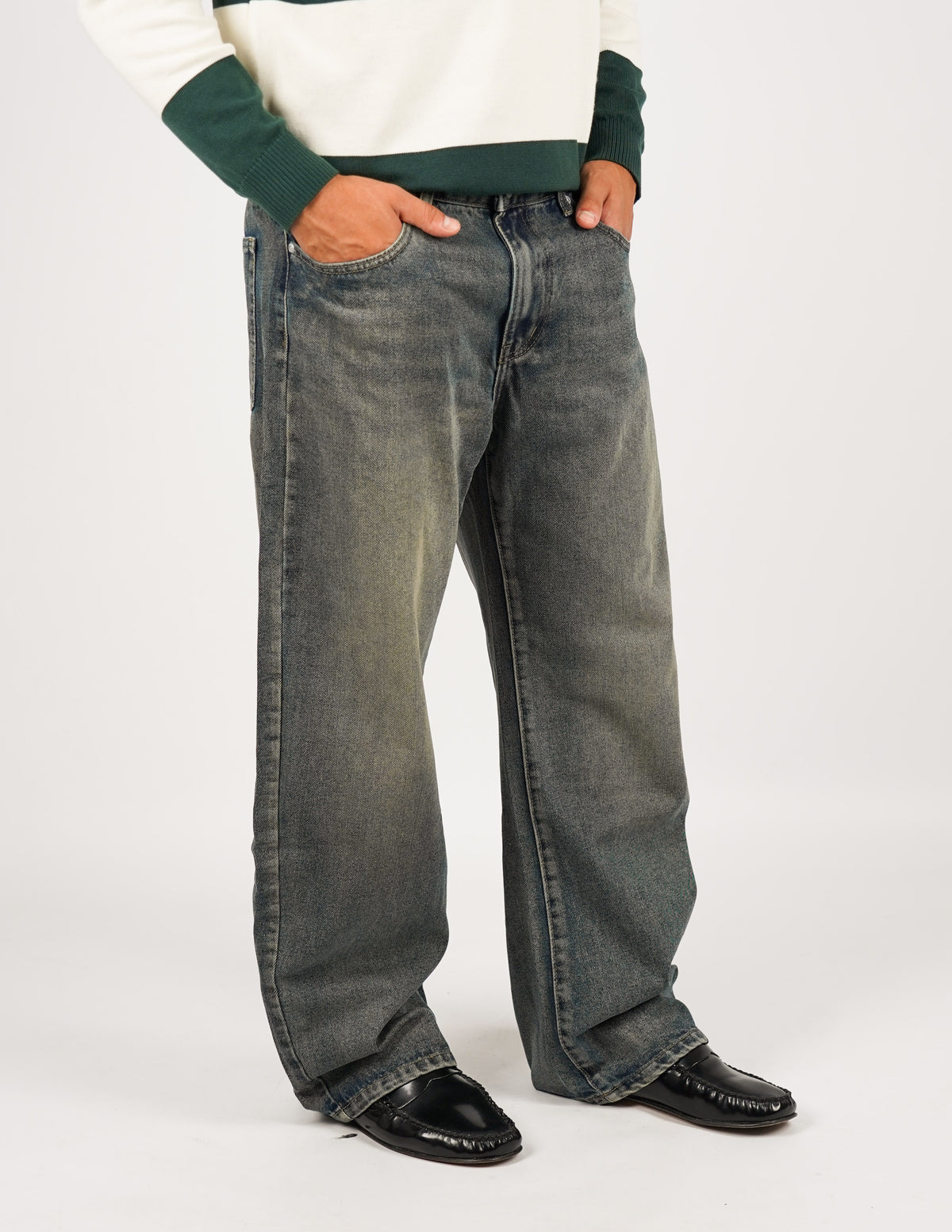 JEANS CINQUE TASCHE BAGGY FIT