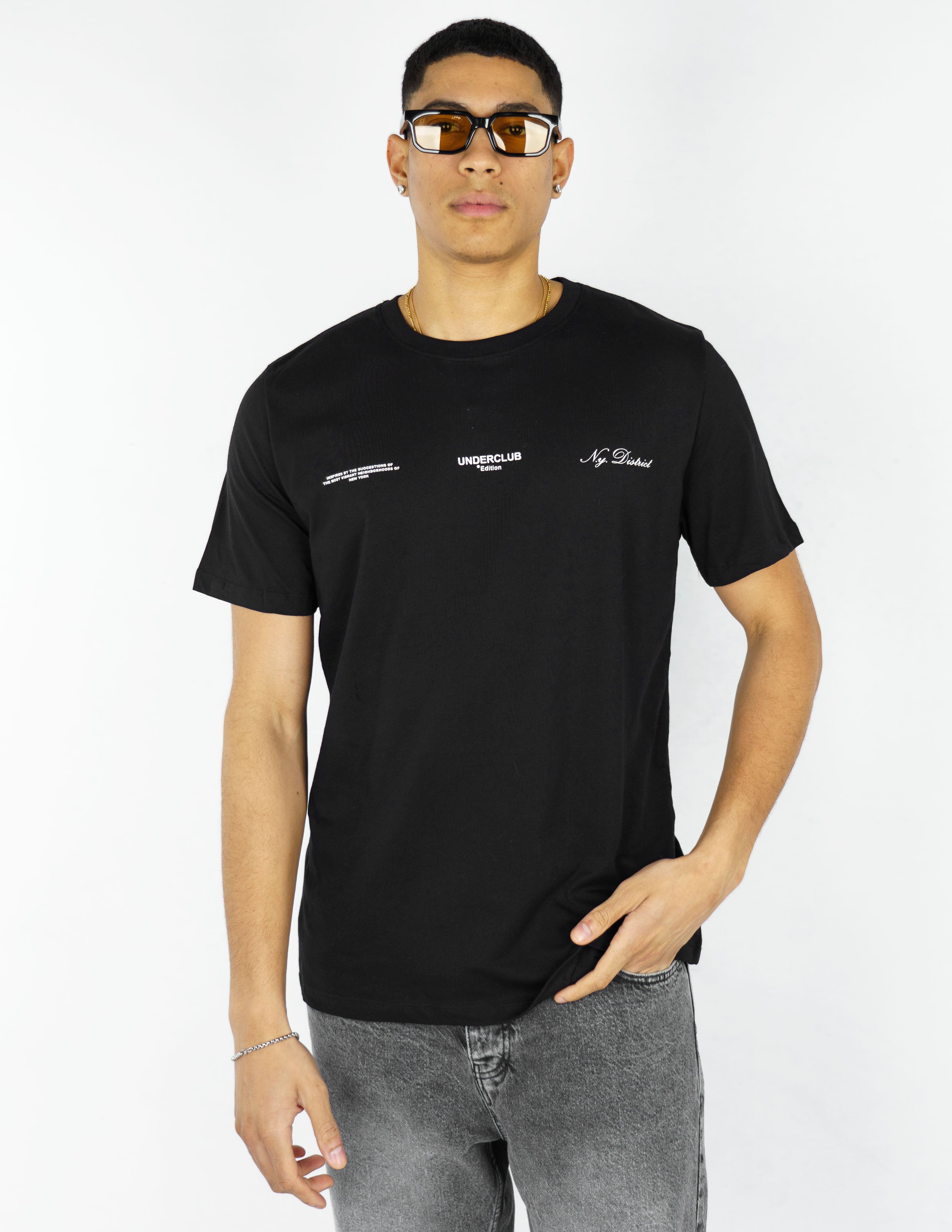 T-shirt "UNDERCLUB" con stampa