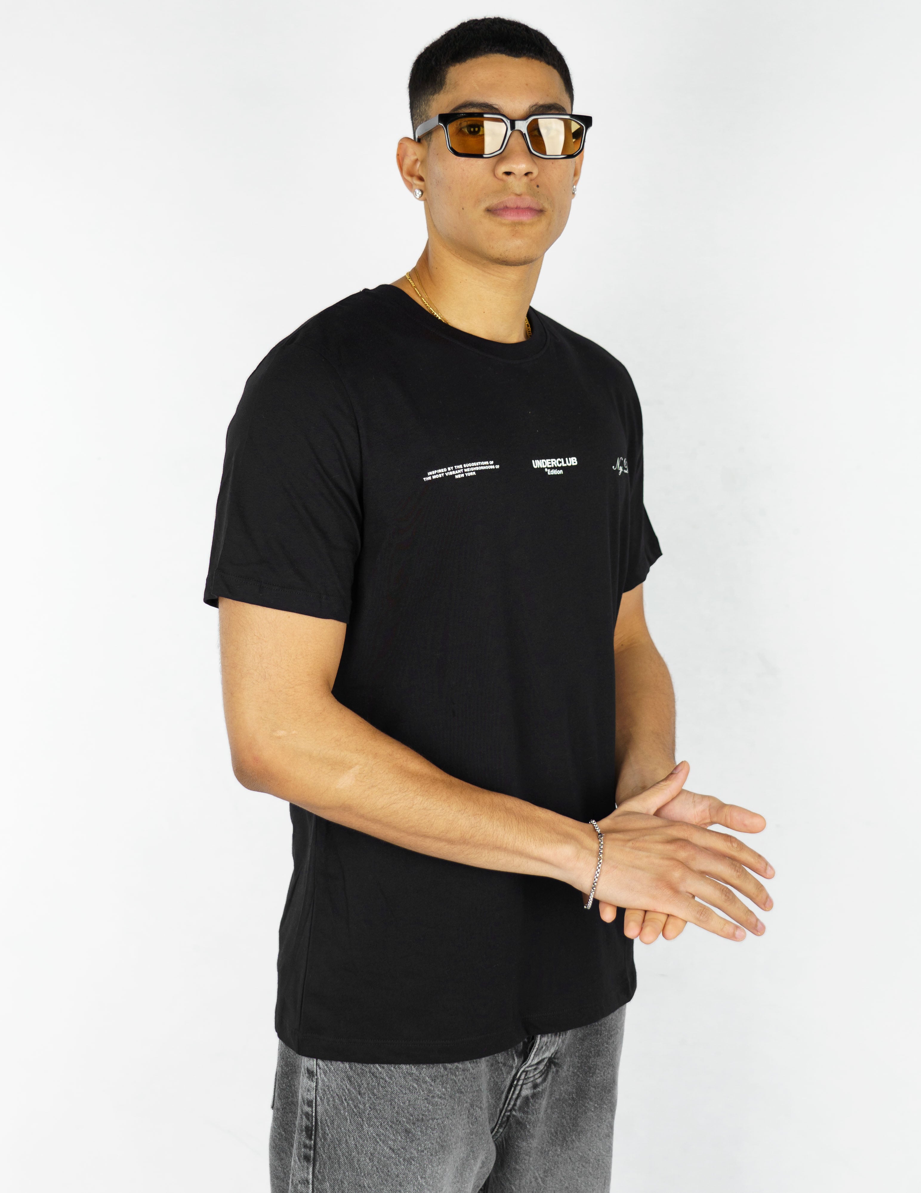 T-shirt "UNDERCLUB" con stampa