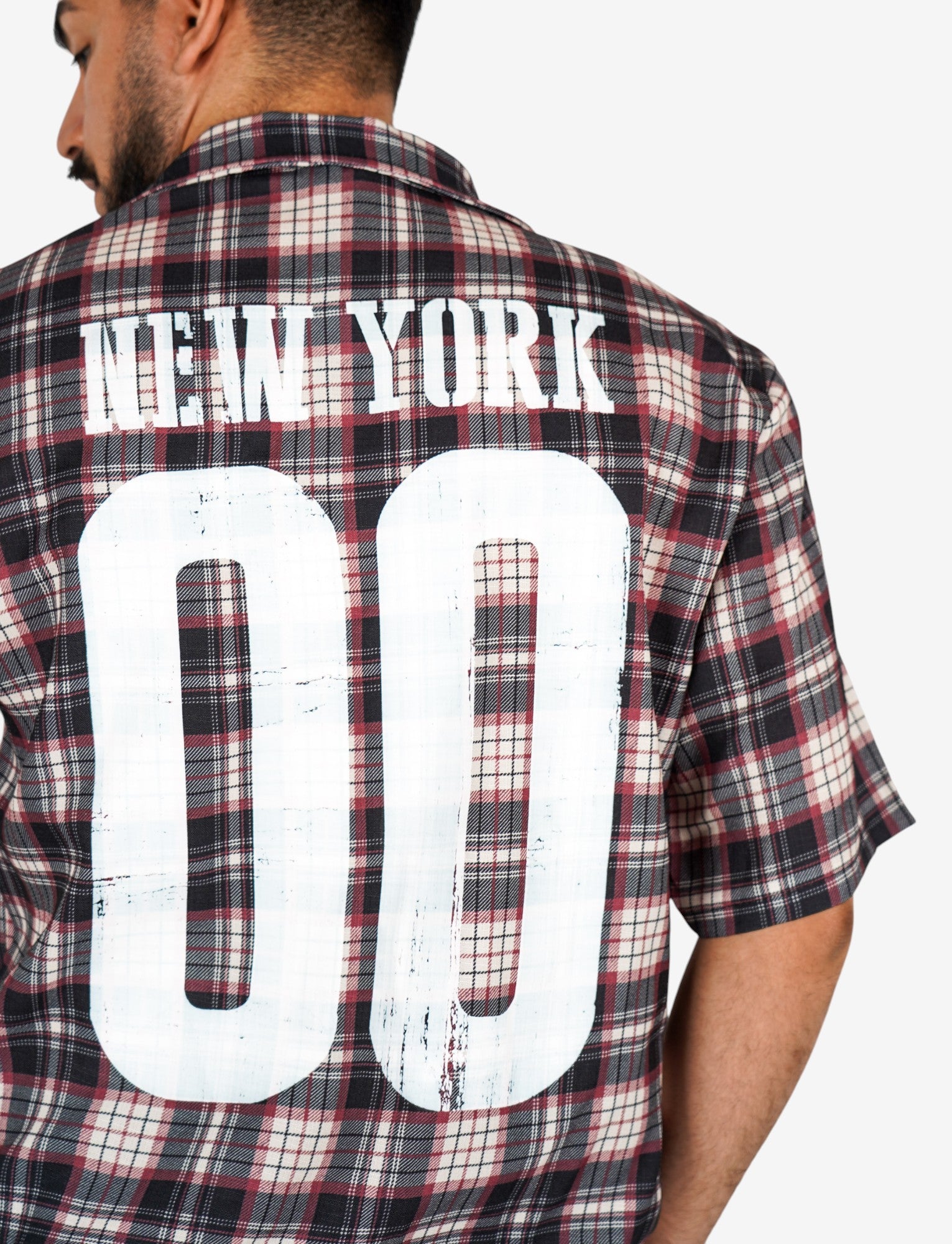Camicia crop fit a quadri