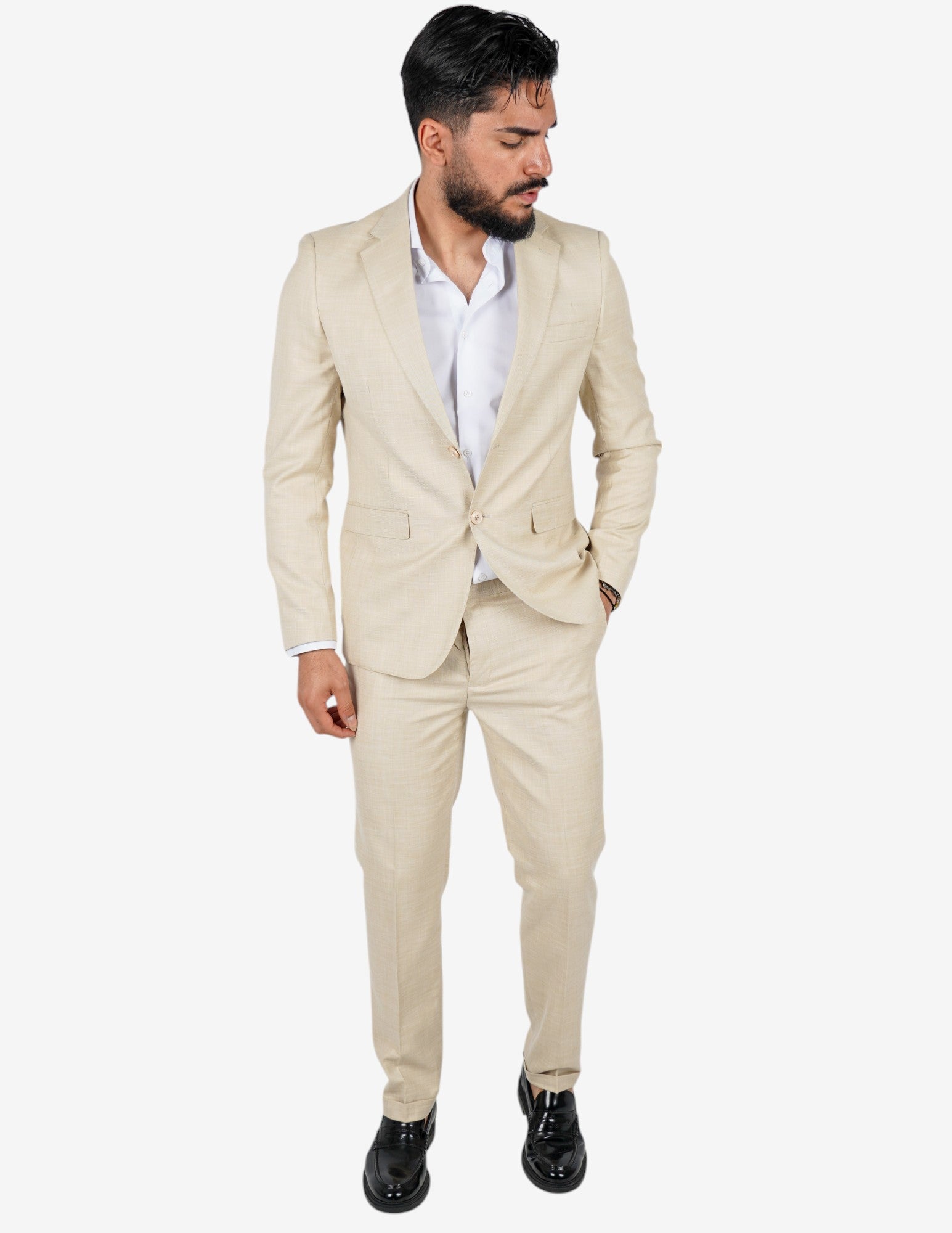 abito elegante monopetto casual