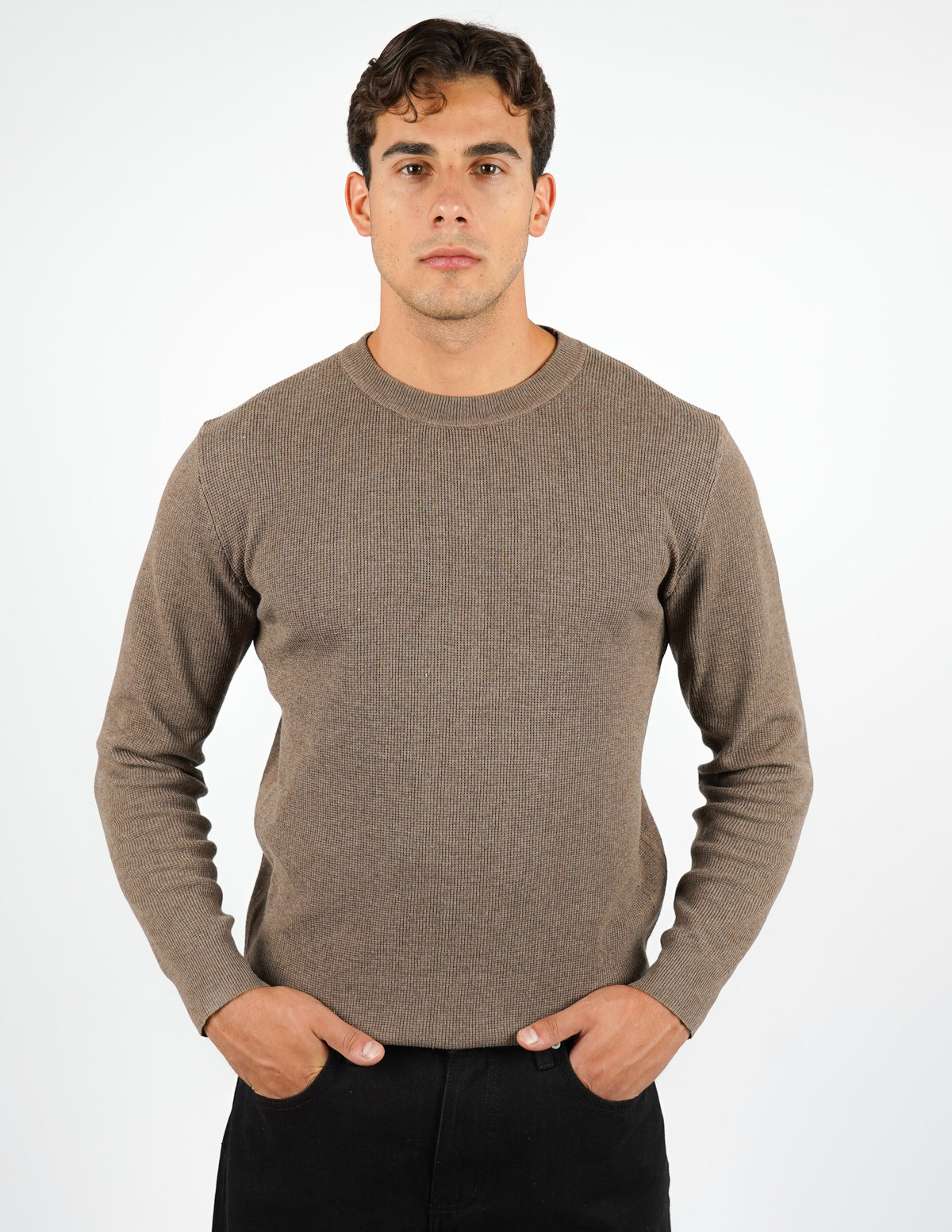 MAGLIONE STRUTTURATO GIROCOLLO
