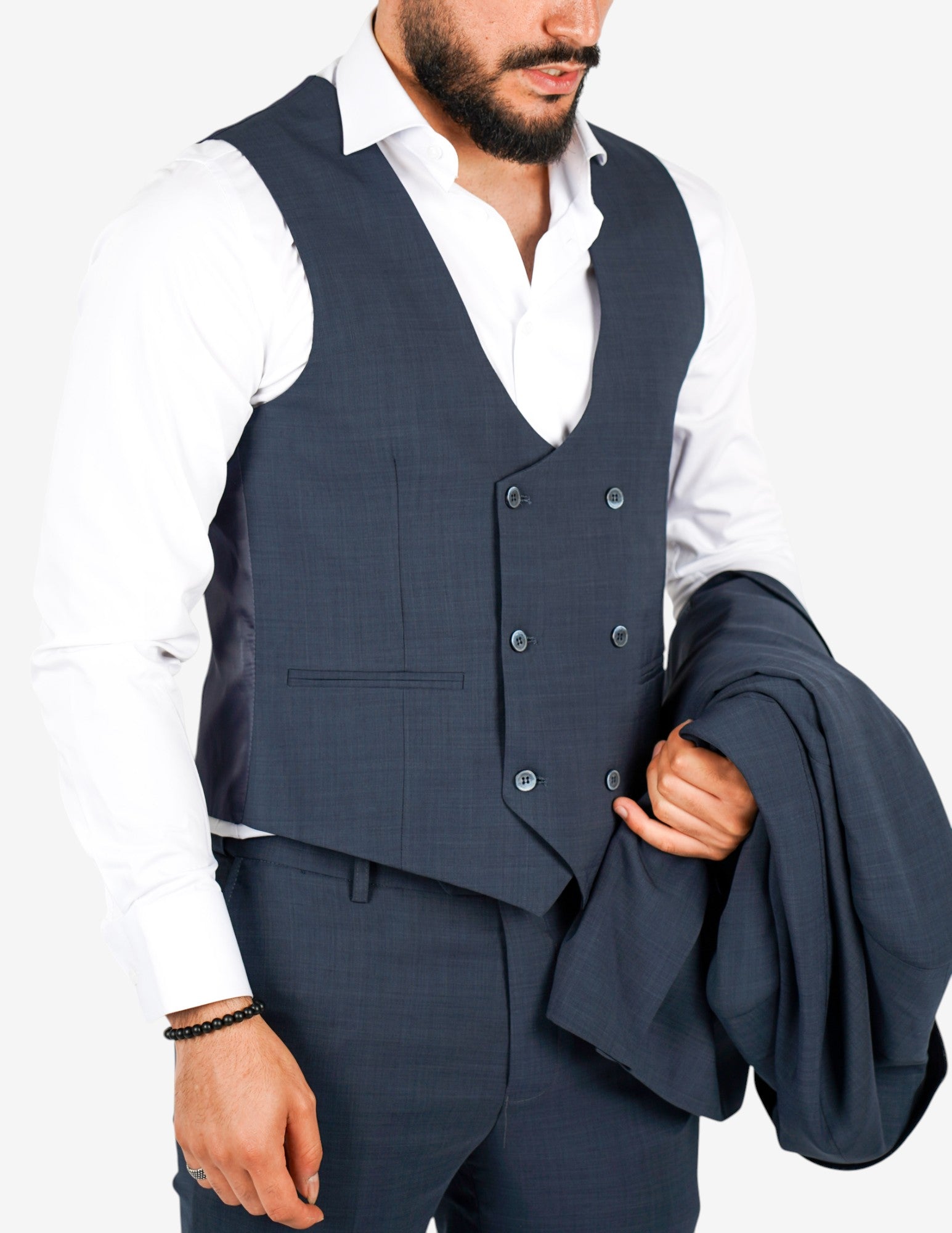 Abito elegante monopetto tre pezzi